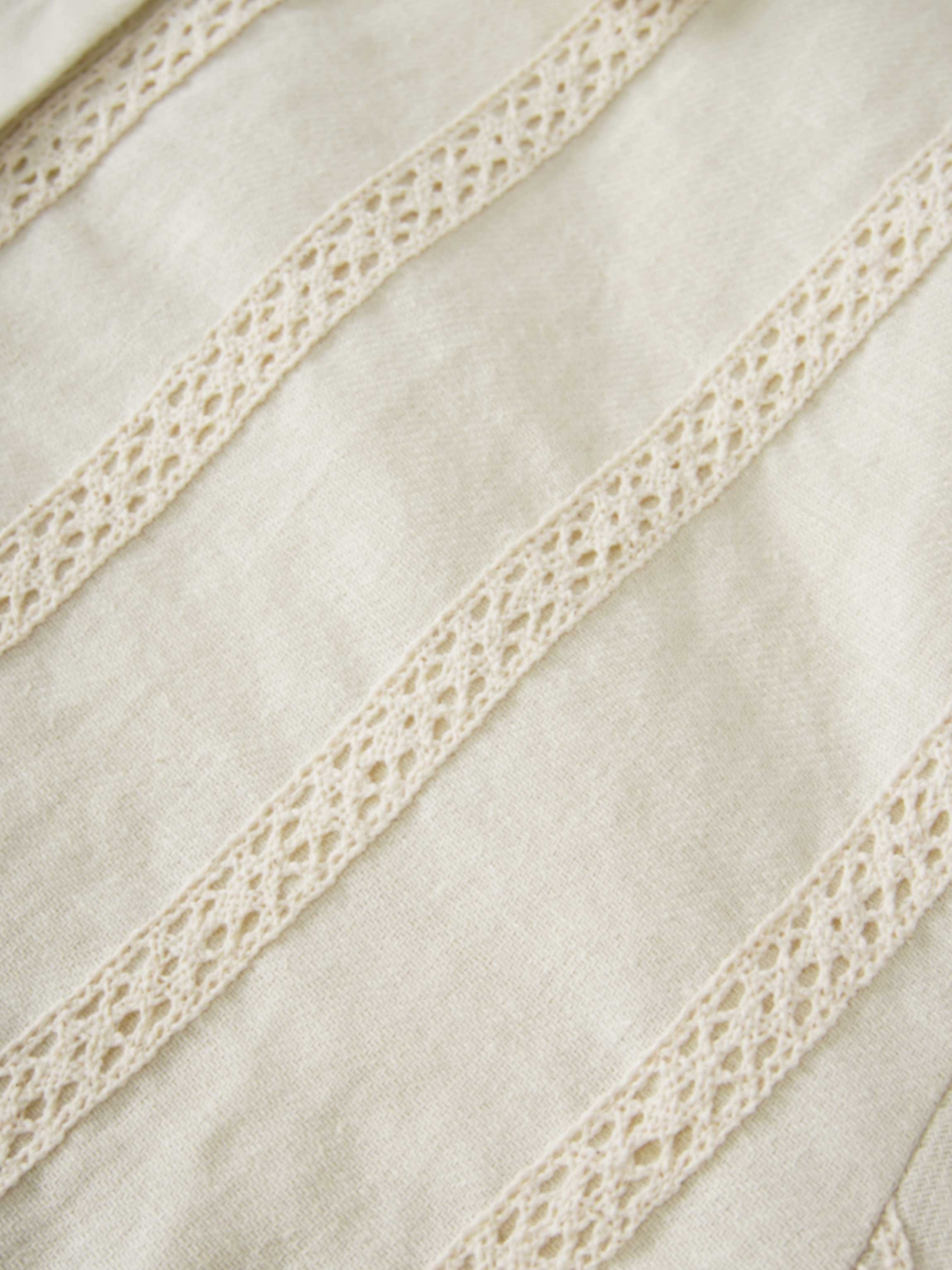 Ruffle Layer Jacket-Cream