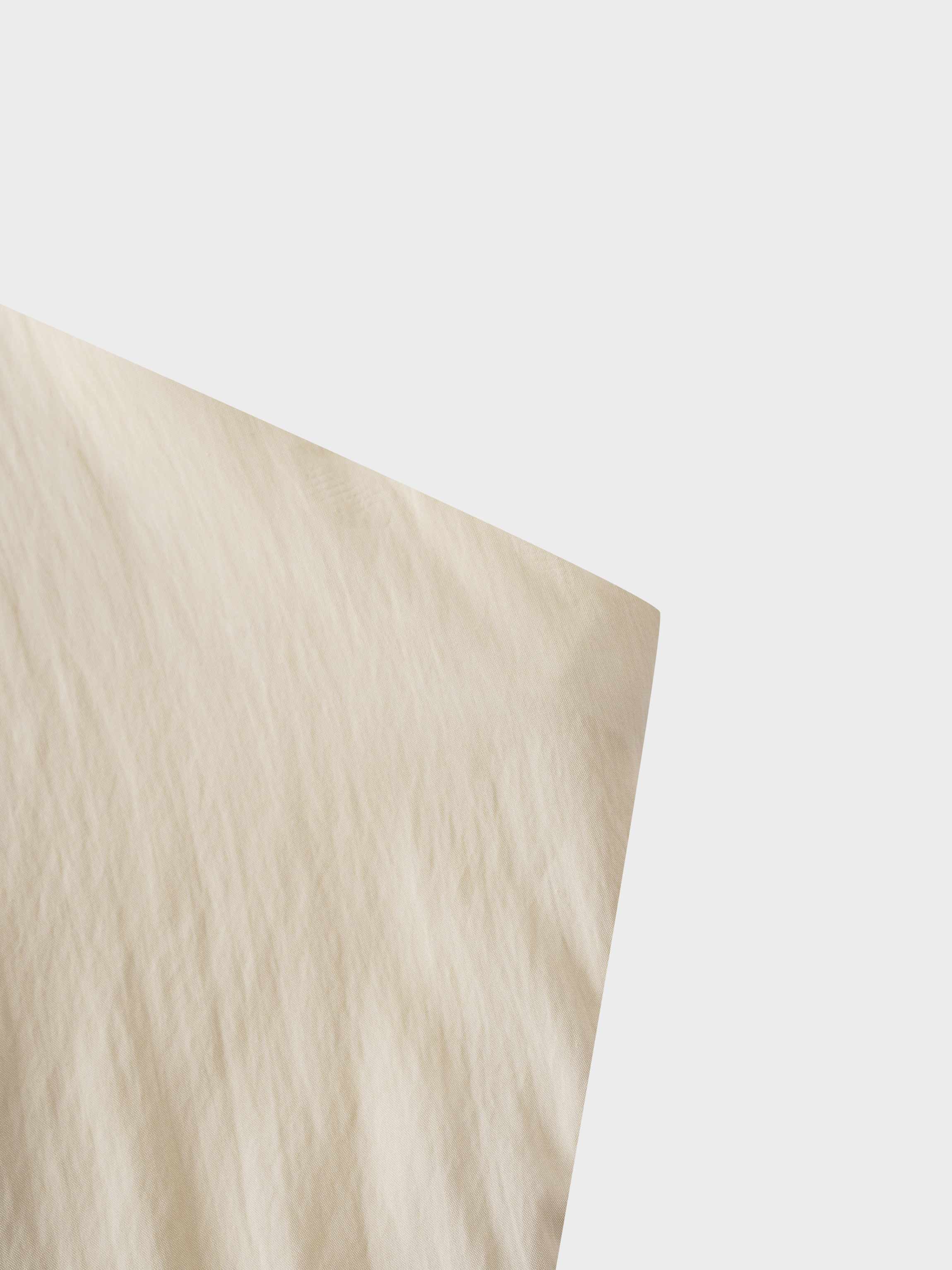 Crinkle Cotton Skirt 37"-Pale Yellow