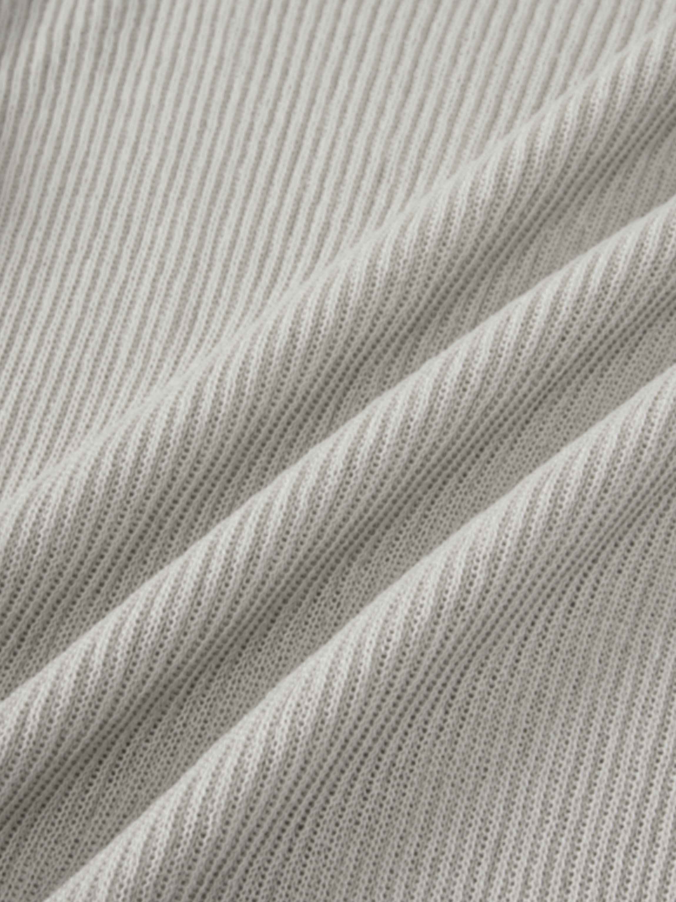 Ruffle Sweater-Ice Latte