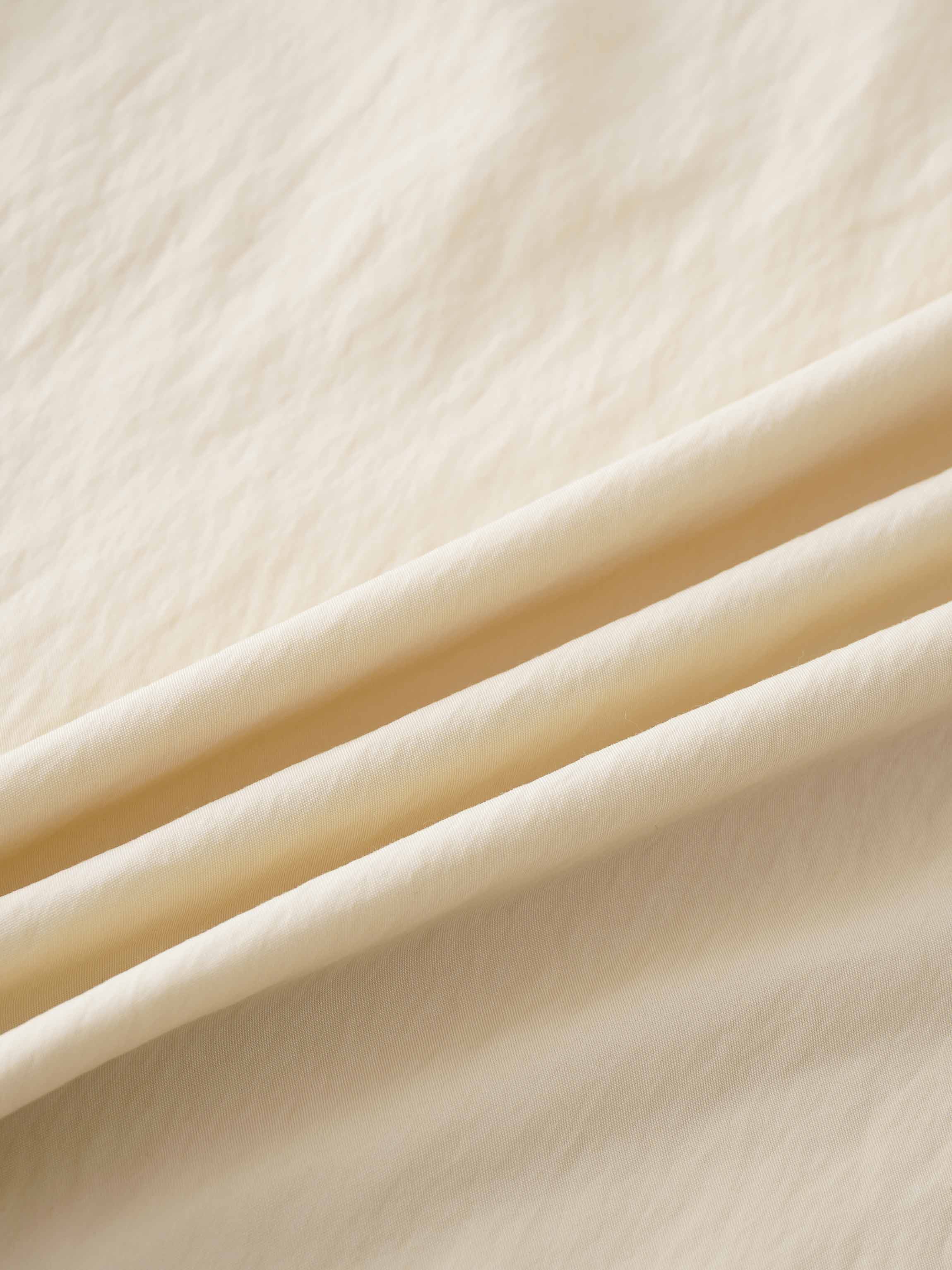 Crinkle Cotton Skirt 37"-Pale Yellow