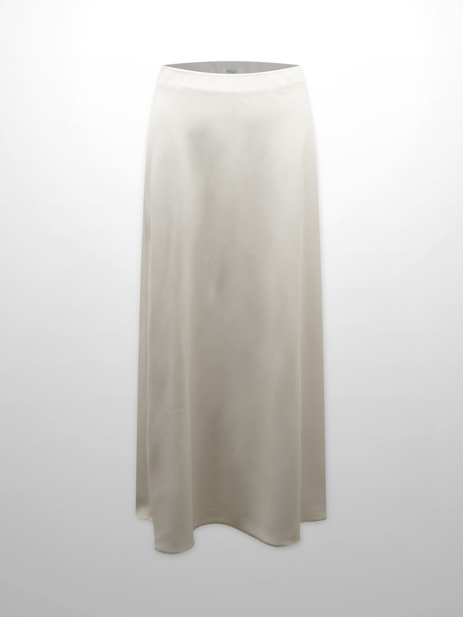Crepe Slip Skirt-Ivory