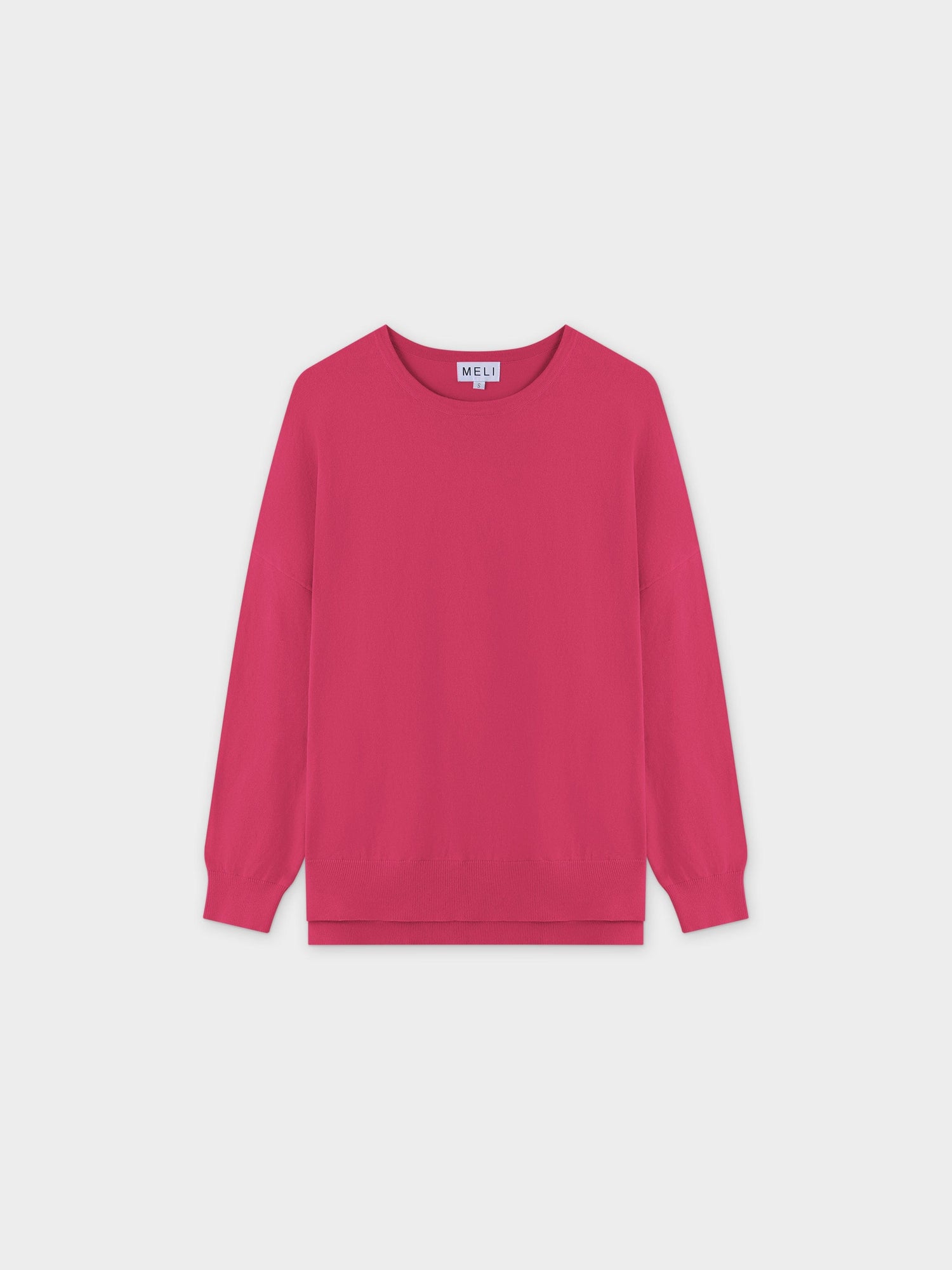 Oversized Lightweight Sweater-Pink