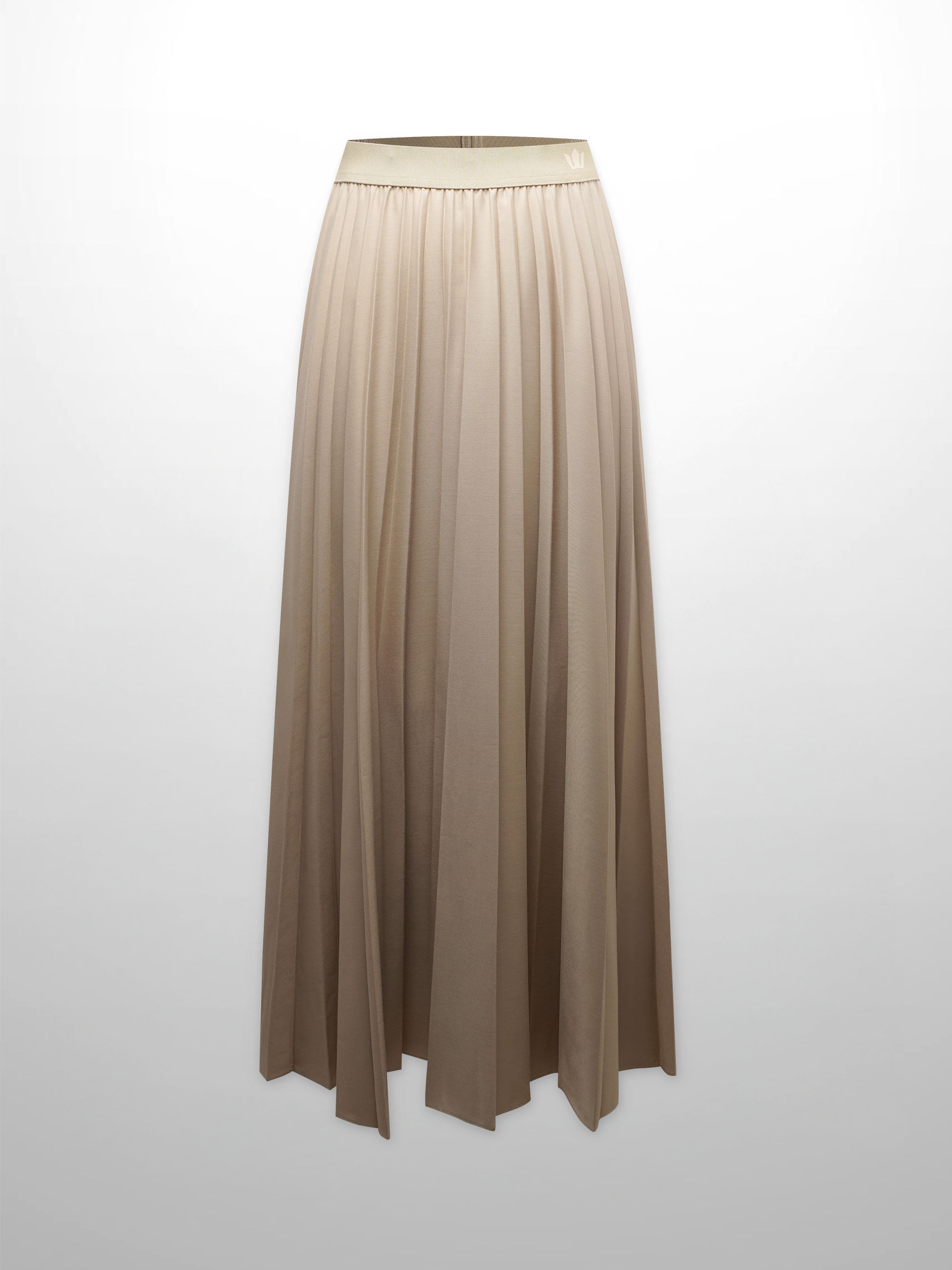 PLEATED SKIRT 37"- TAN