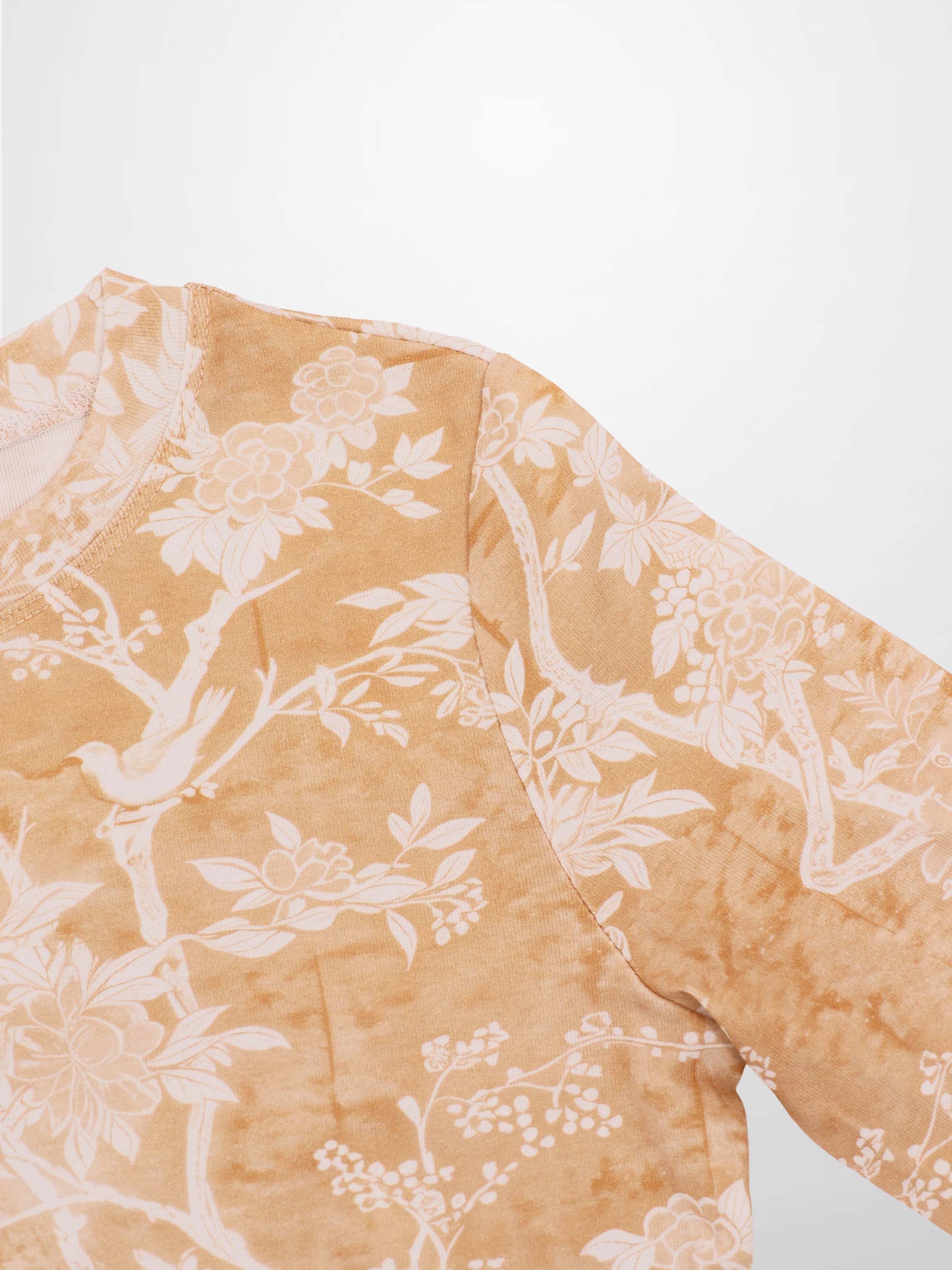 Basic Printed T-shirt-Scattered Branches