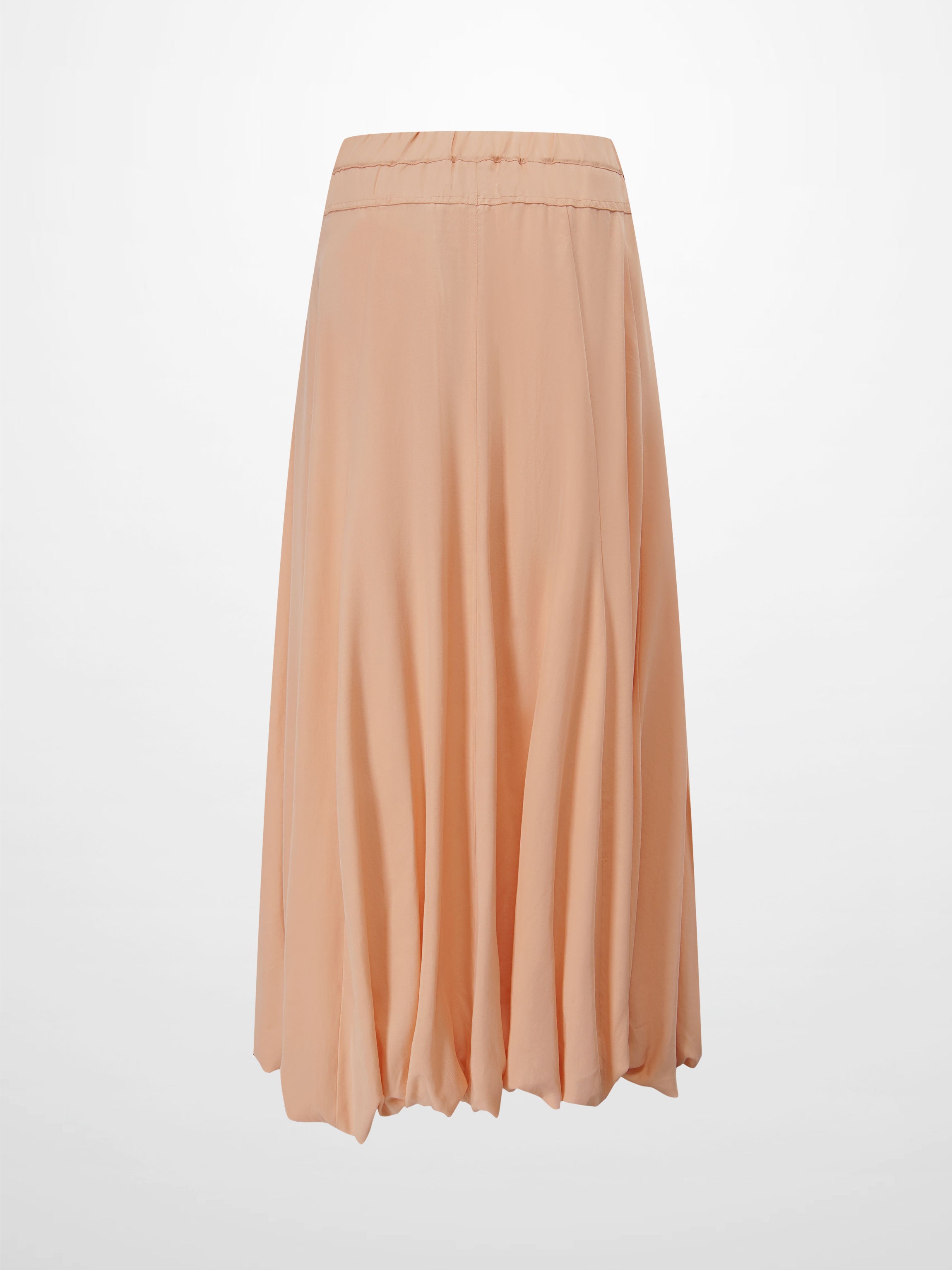 Lightweight Bubble Skirt-Peach