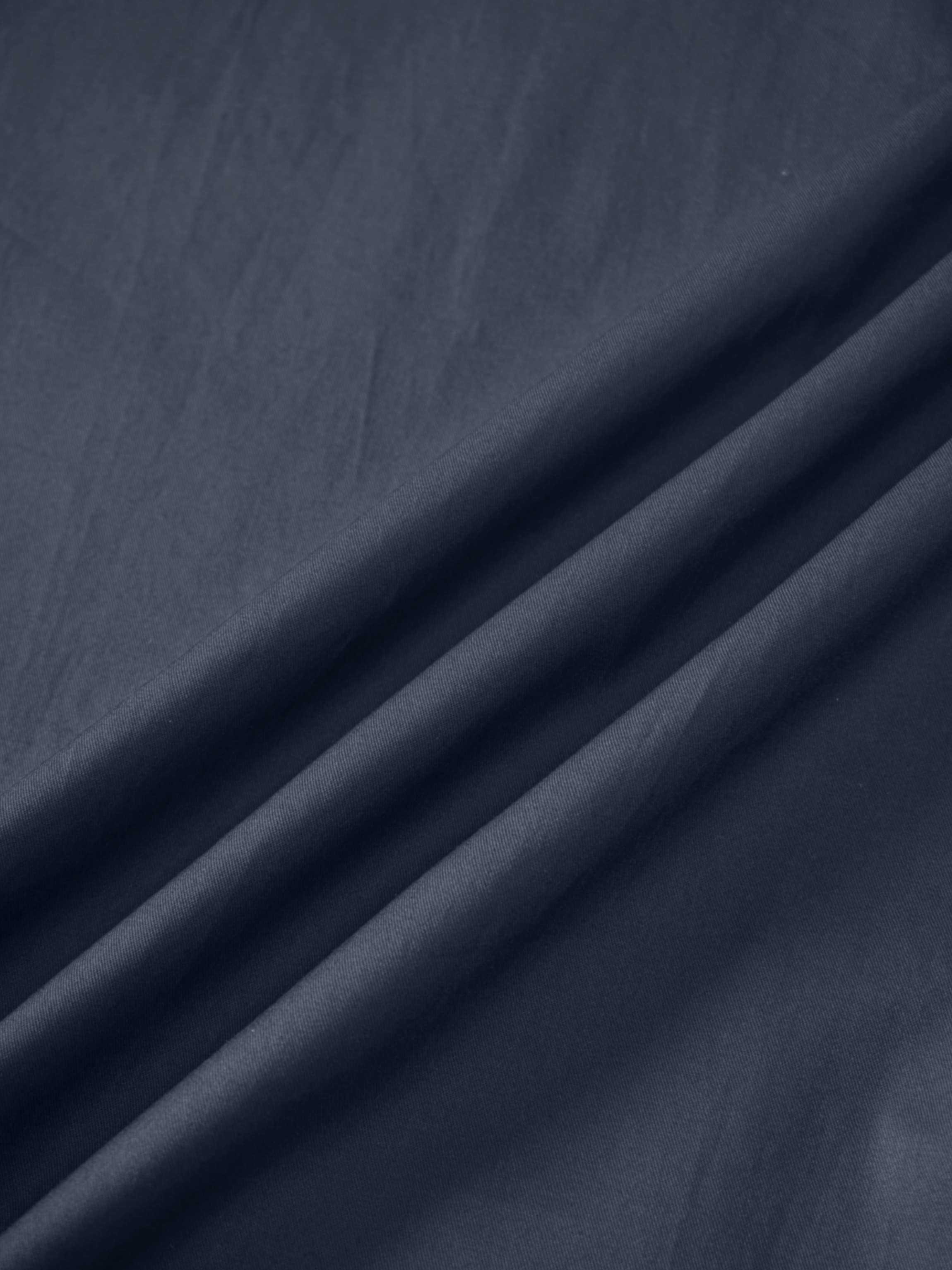 Cotton Yoke Circle Skirt-Navy