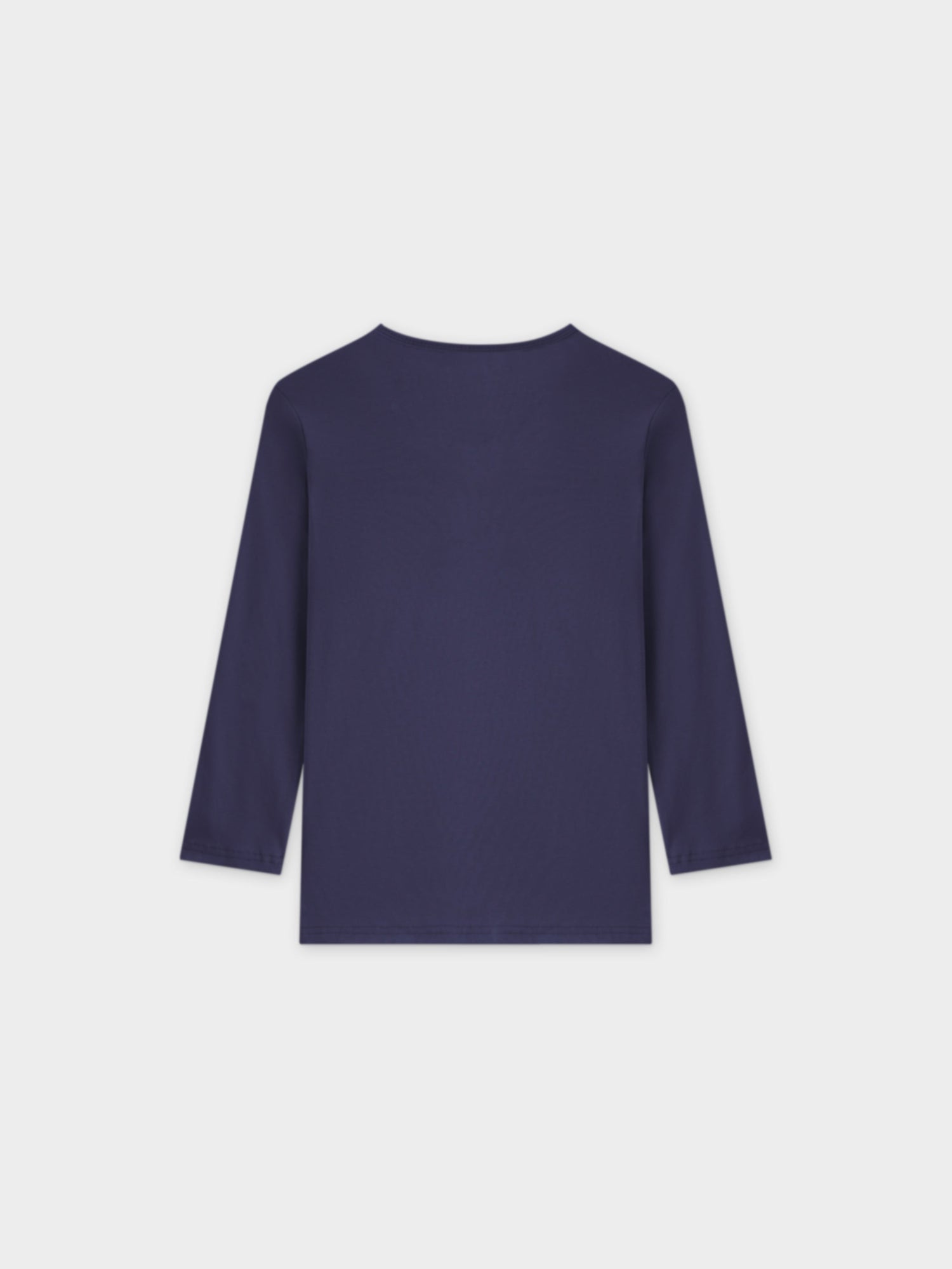BASIC HIGH V TEE 3Q-NAVY