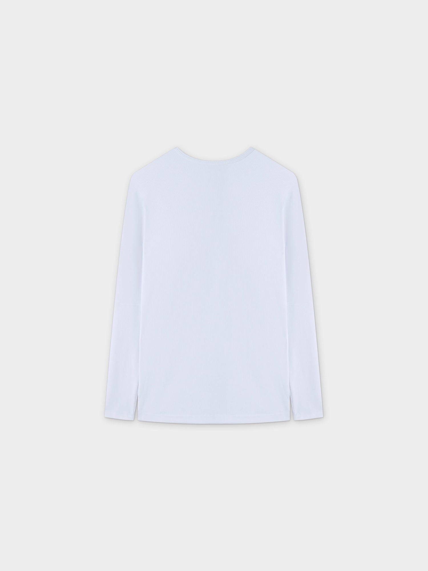 CAMISETA RIB DOLMAN V-BLANCO
