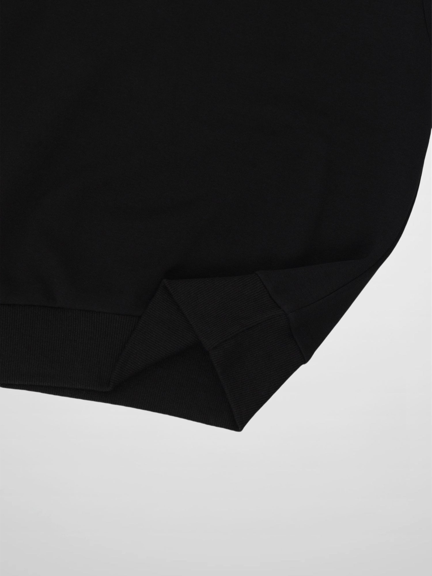 Collar Sweatshirt-Denim/Black