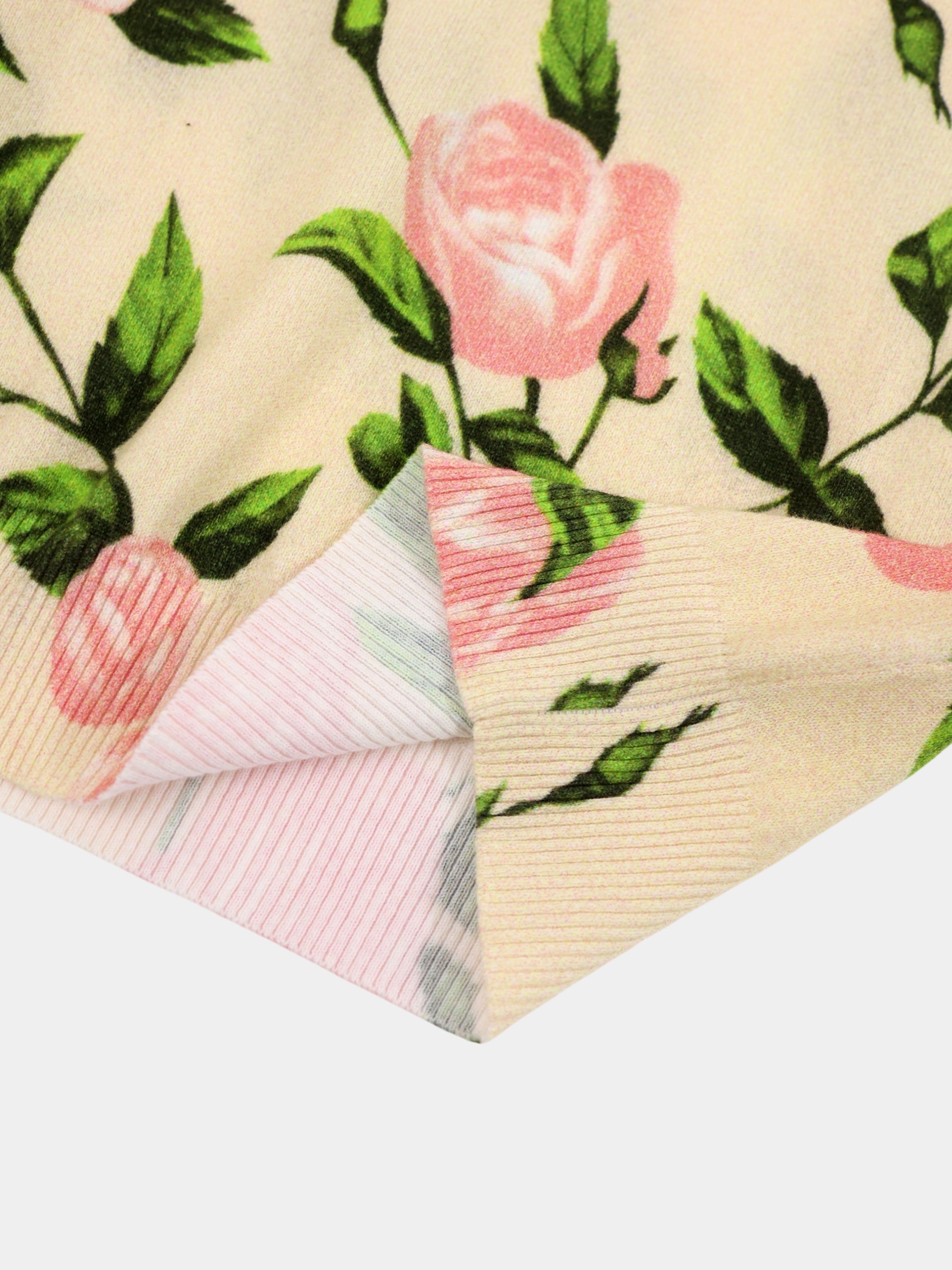 Printed Sweater-Cream Pop Floral