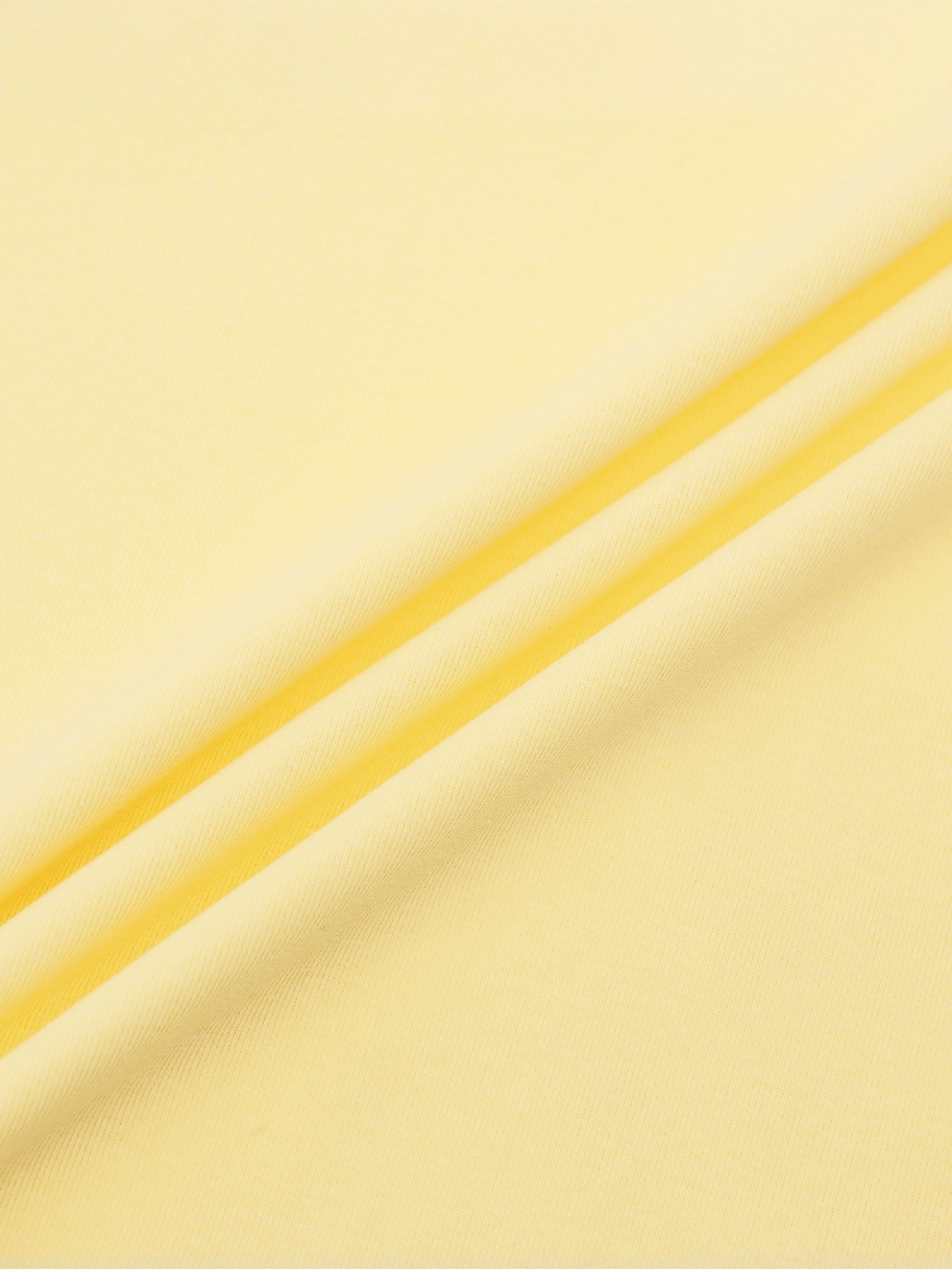 Collared High V T-Shirt-Yellow