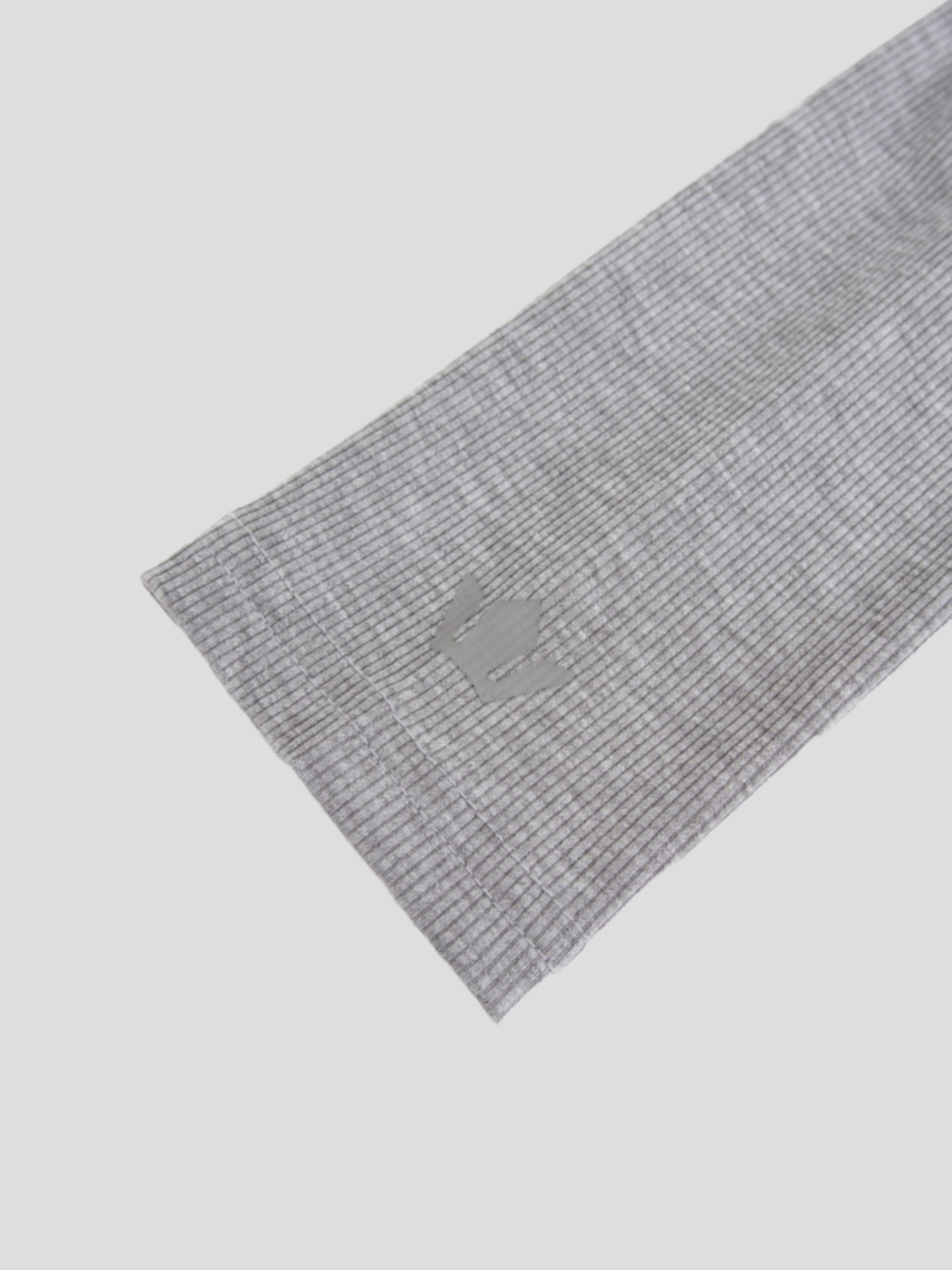 Crew Ribbed Dolman-Heathered Grey