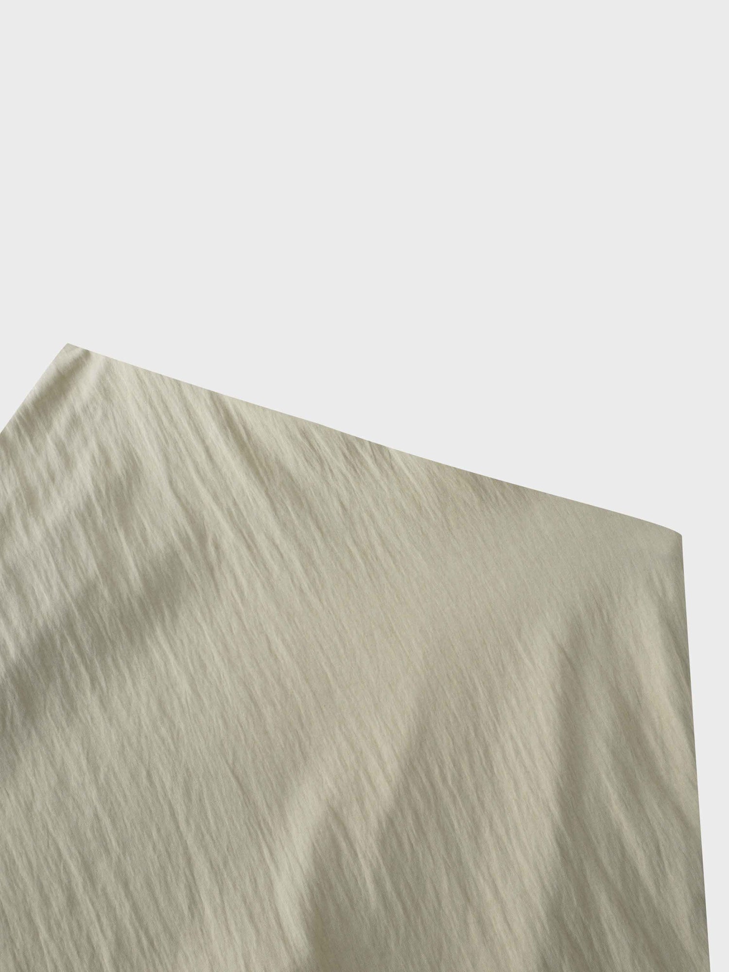 Crinkle Cotton Skirt 37"-Tan