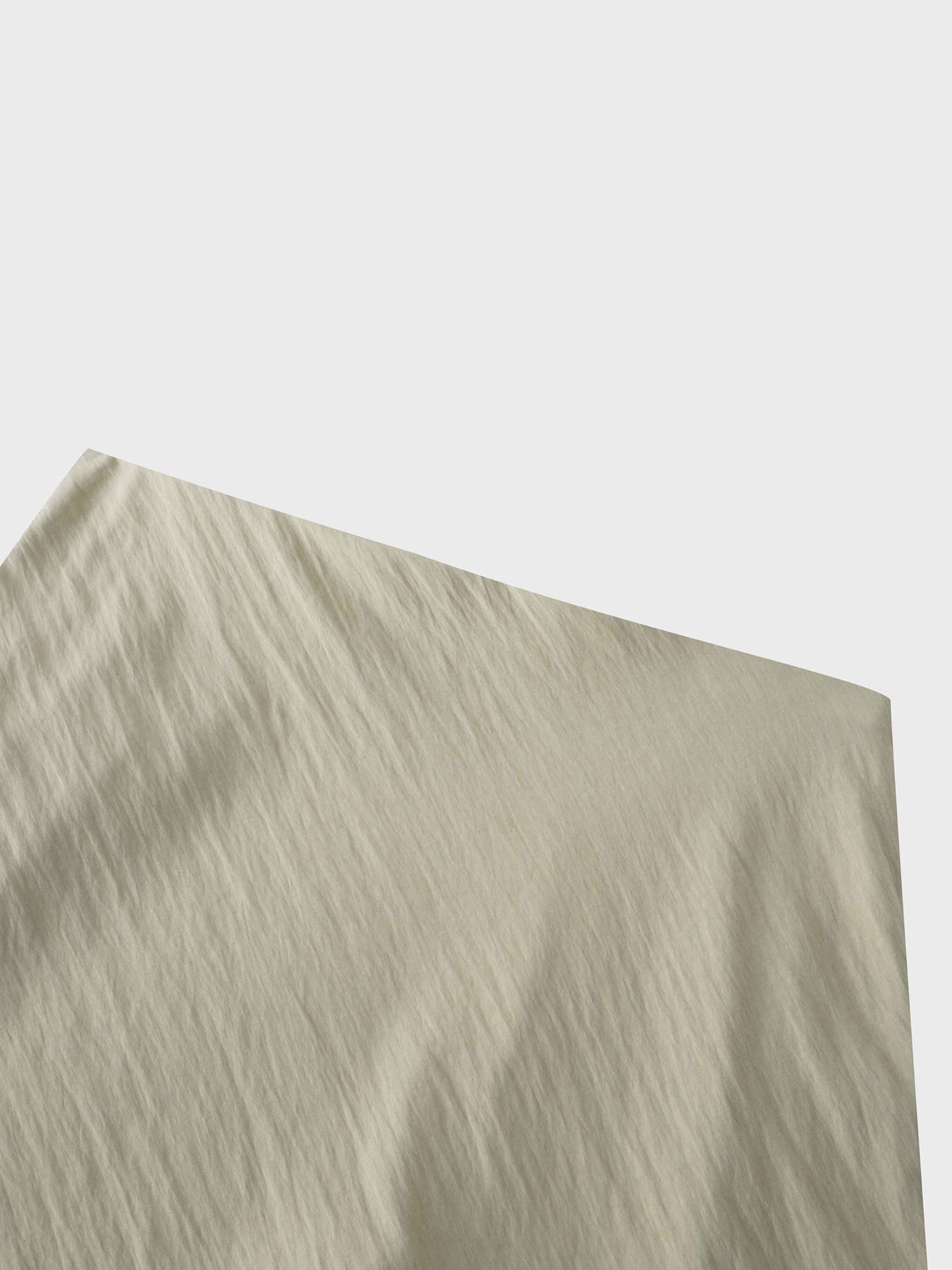 Crinkle Cotton Skirt 37"-Tan