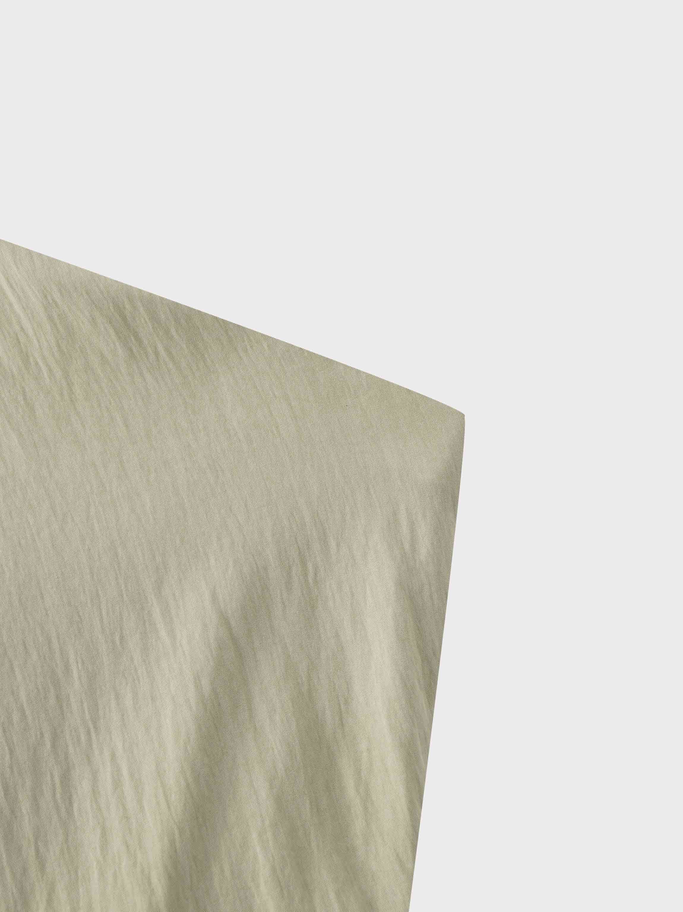 Crinkle Cotton Skirt 37"-Tan