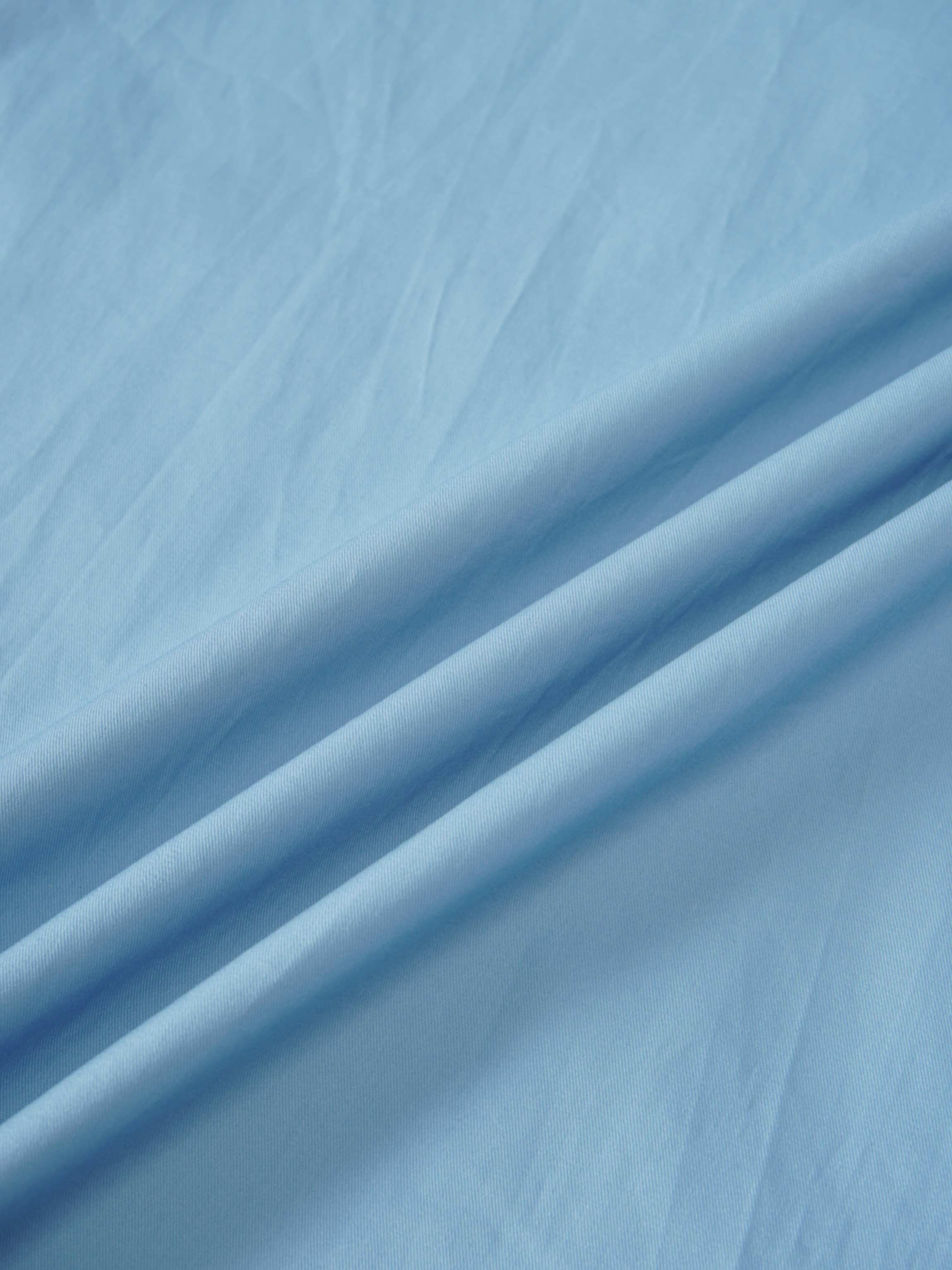 Cotton Yoke Circle Skirt-Blue