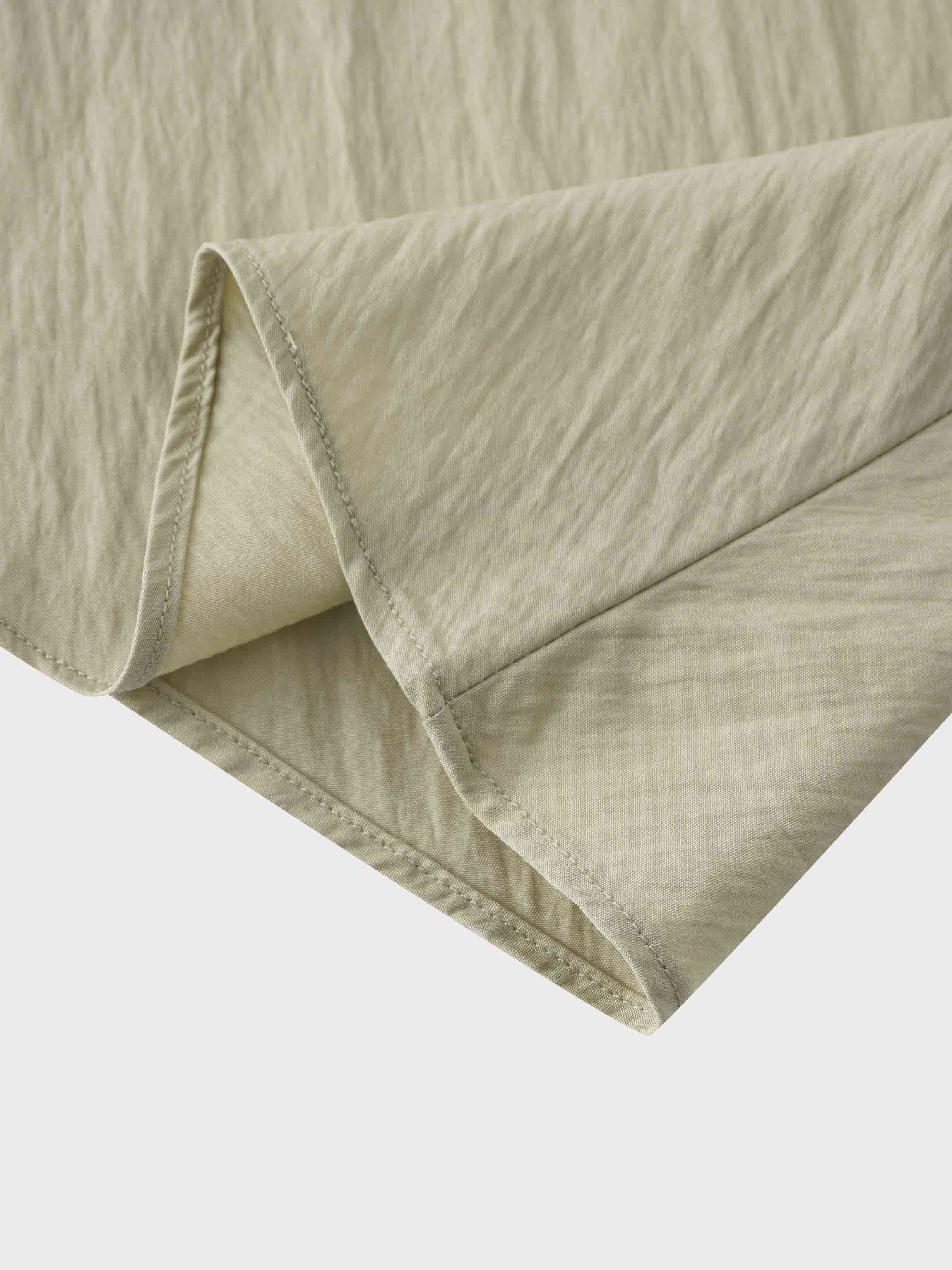 Crinkle Cotton Skirt 37"-Tan