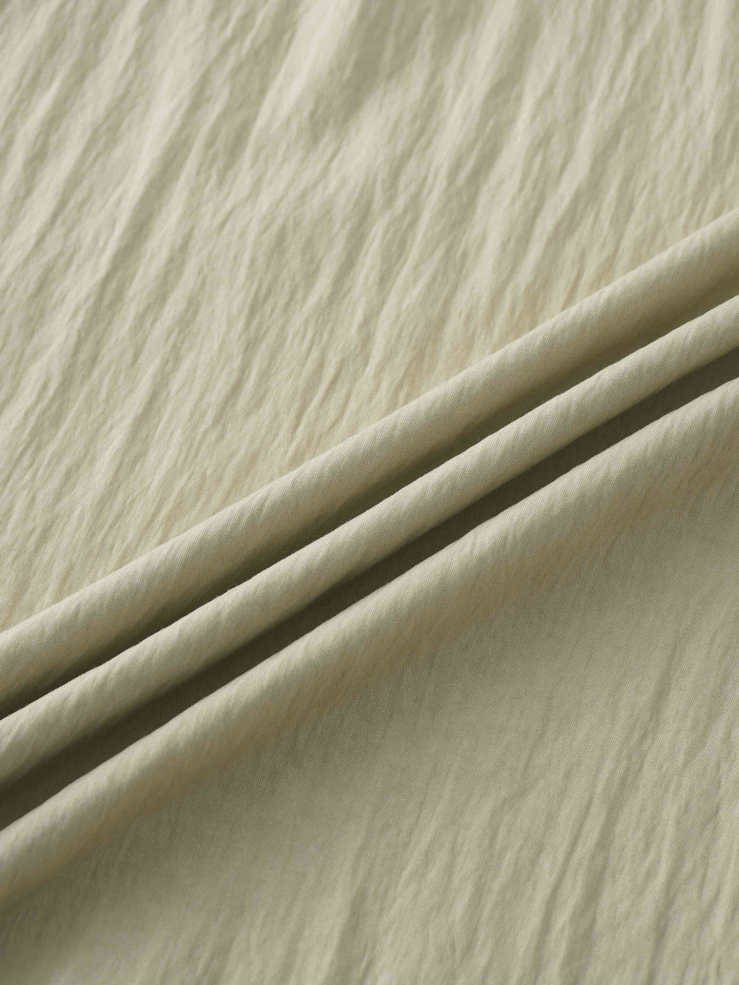 Crinkle Cotton Skirt 37"-Tan