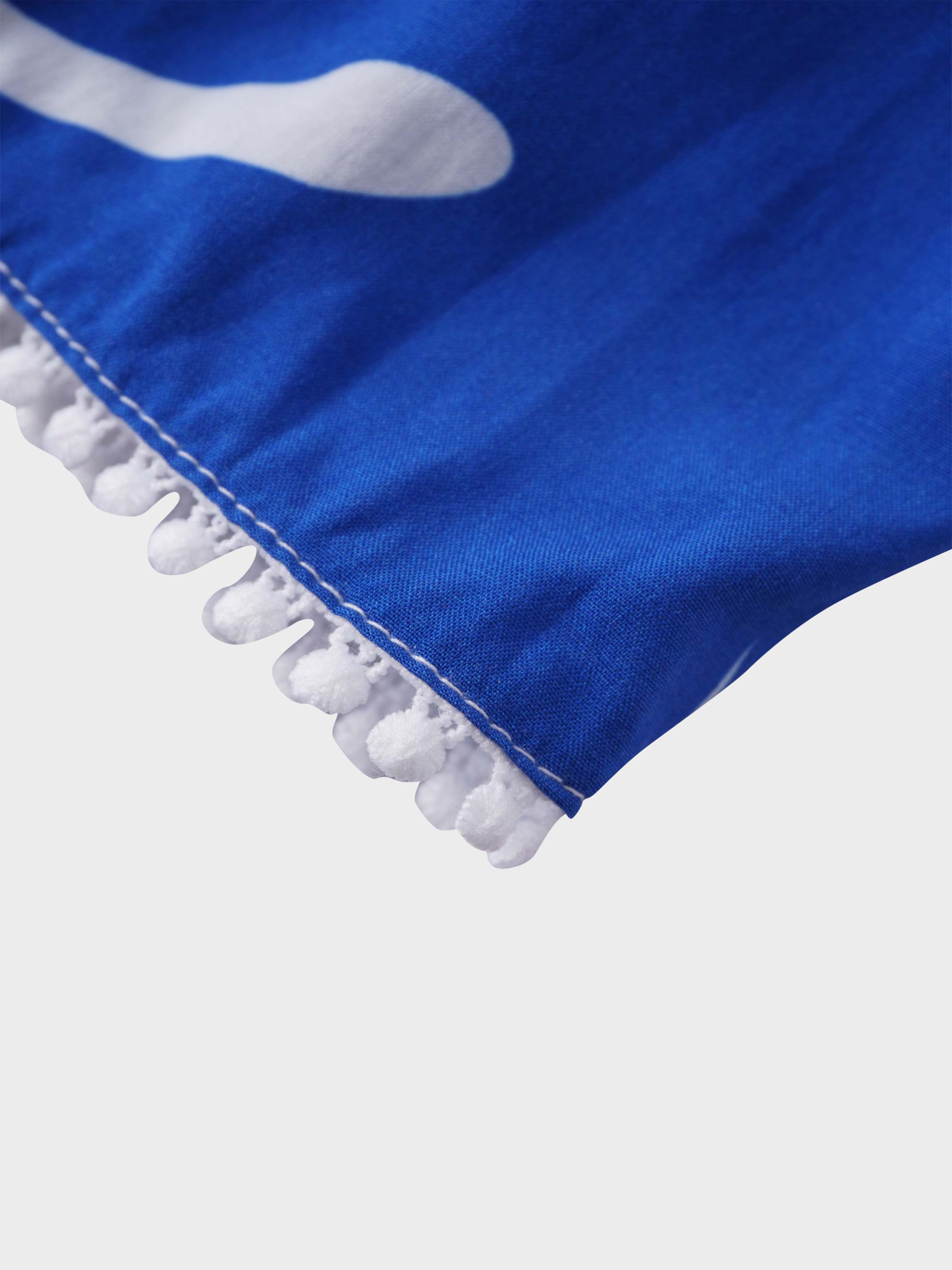 Pintuck Detail Skirt-Blue Carolina Floral