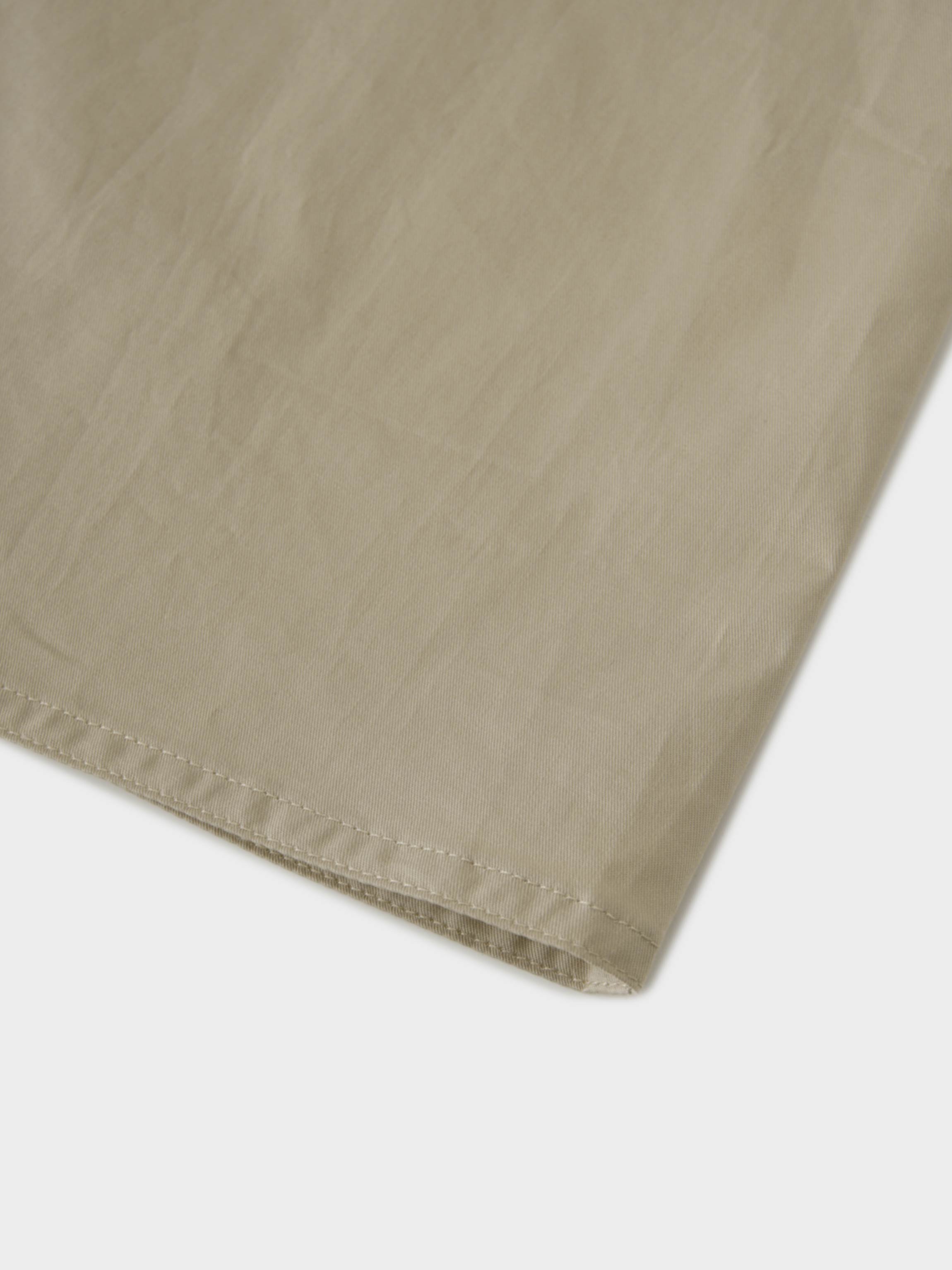 Cotton Yoke Circle Skirt-Tan