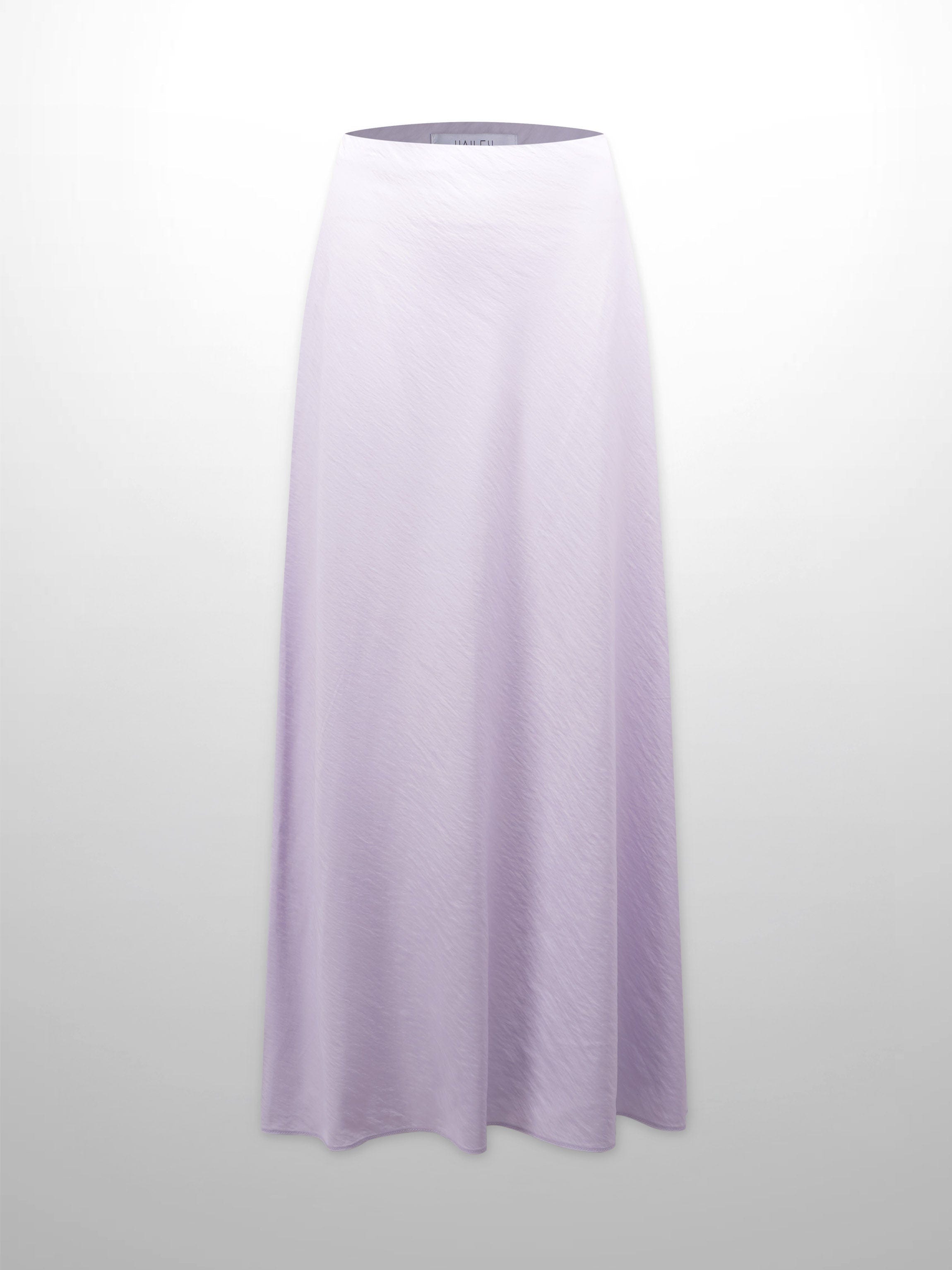 Crinkle Cotton Skirt 37"-Lavander