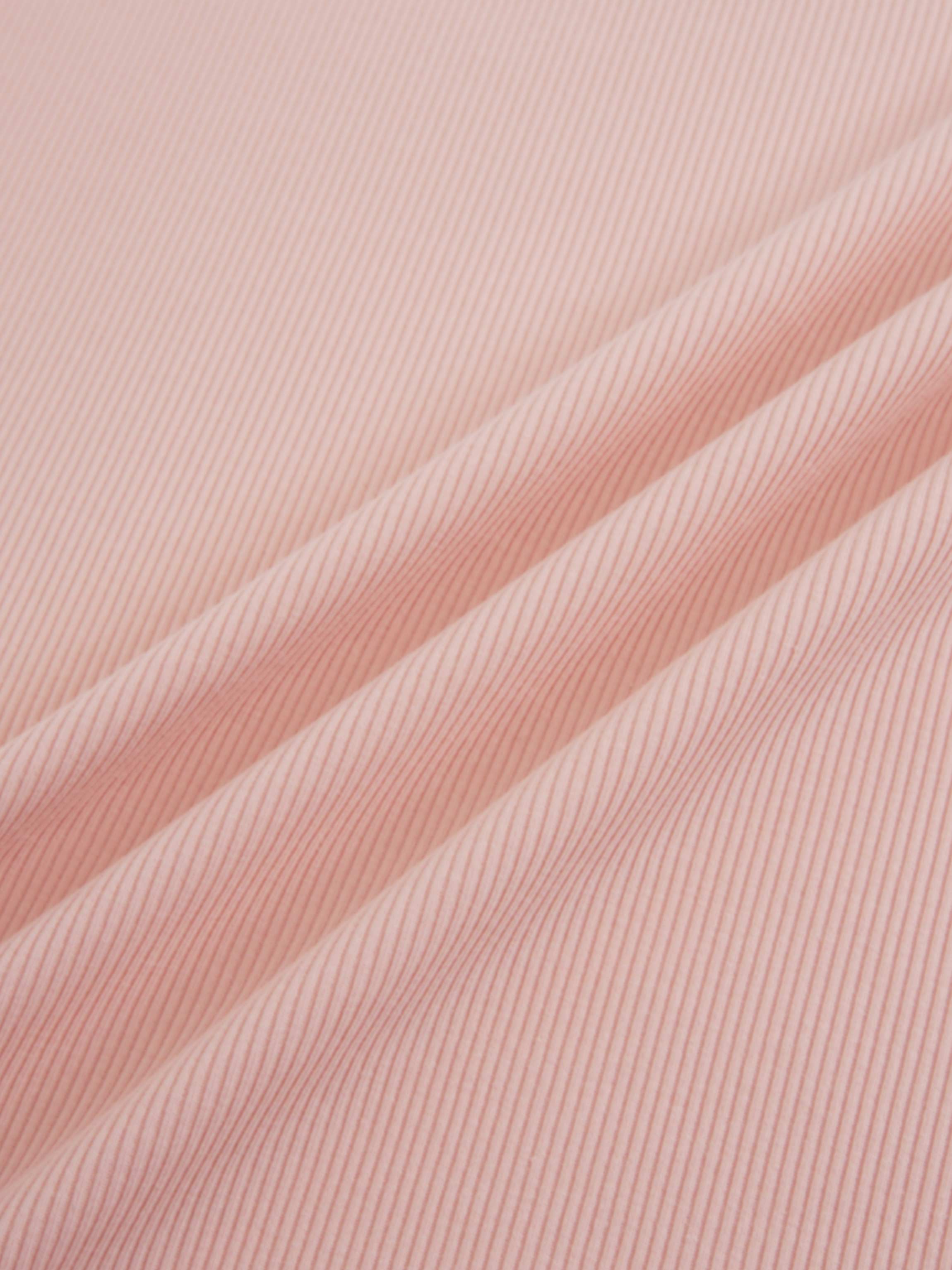 Crew Ribbed Dolman-Peachy Pink