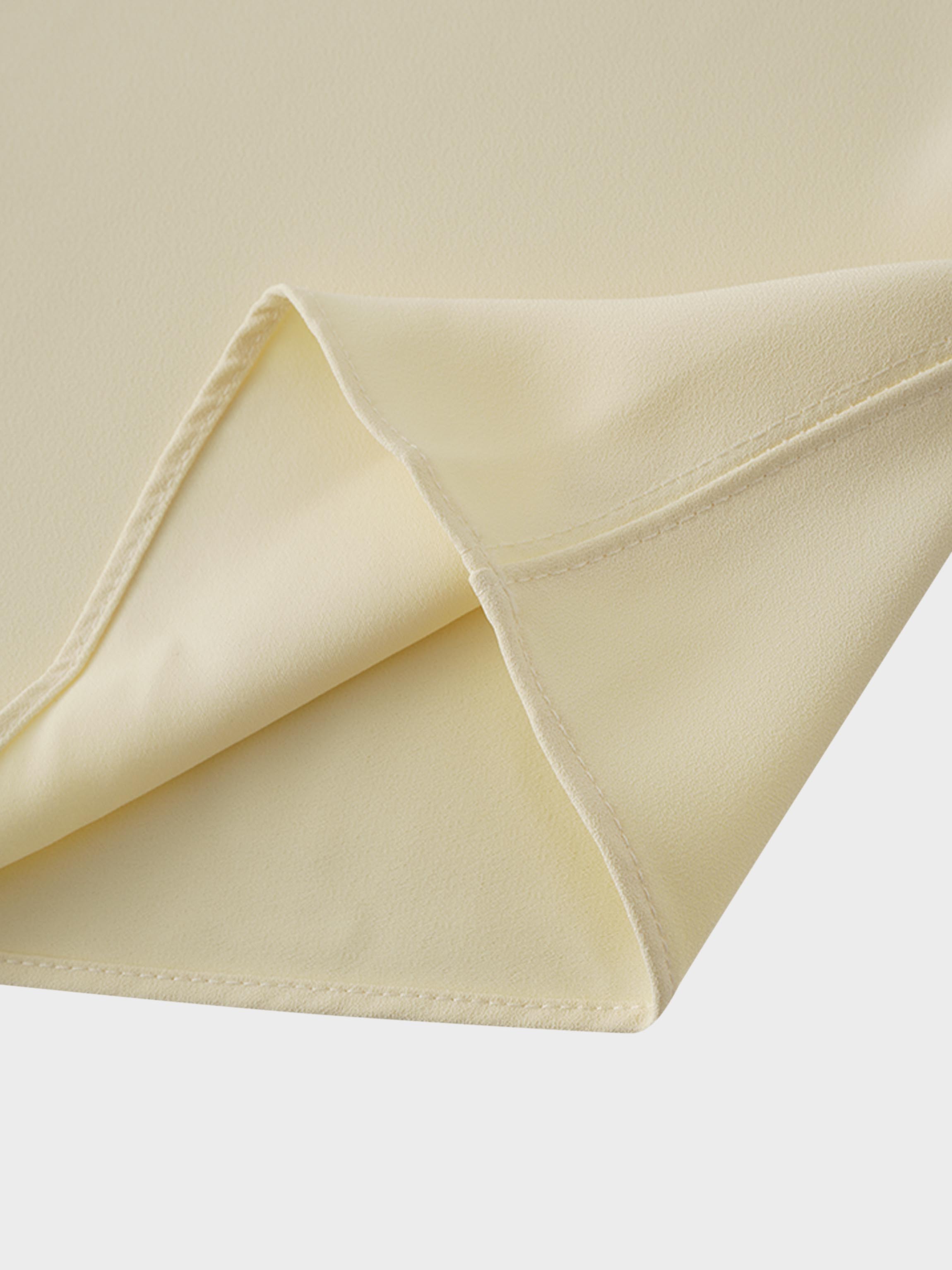 Crepe Slip Dress-Yellow