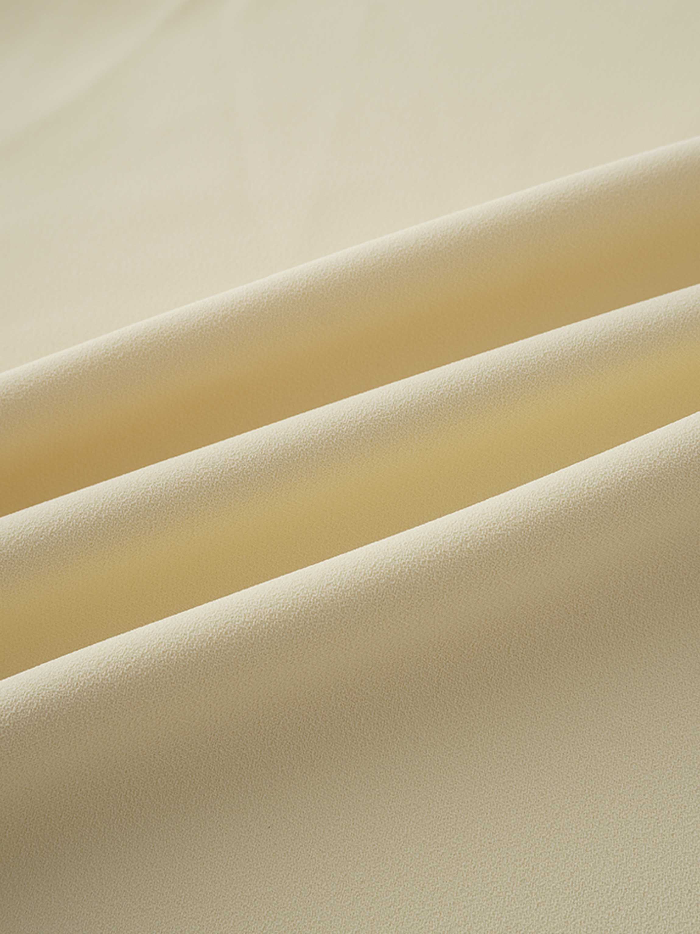 Faux Satin Crew Neck Slip Dress-Champagne