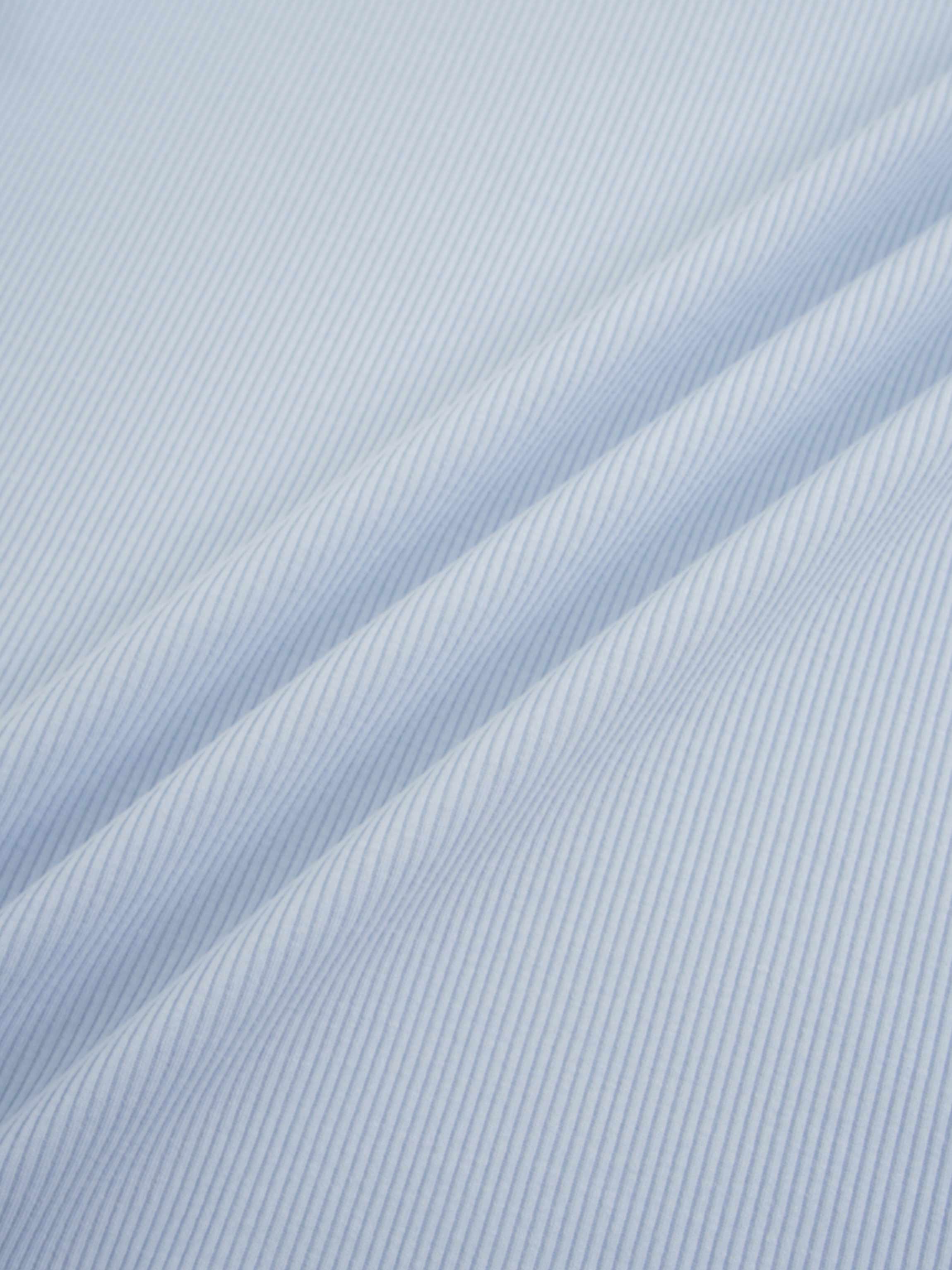 Ribbed Crew Bomber-Light Blue