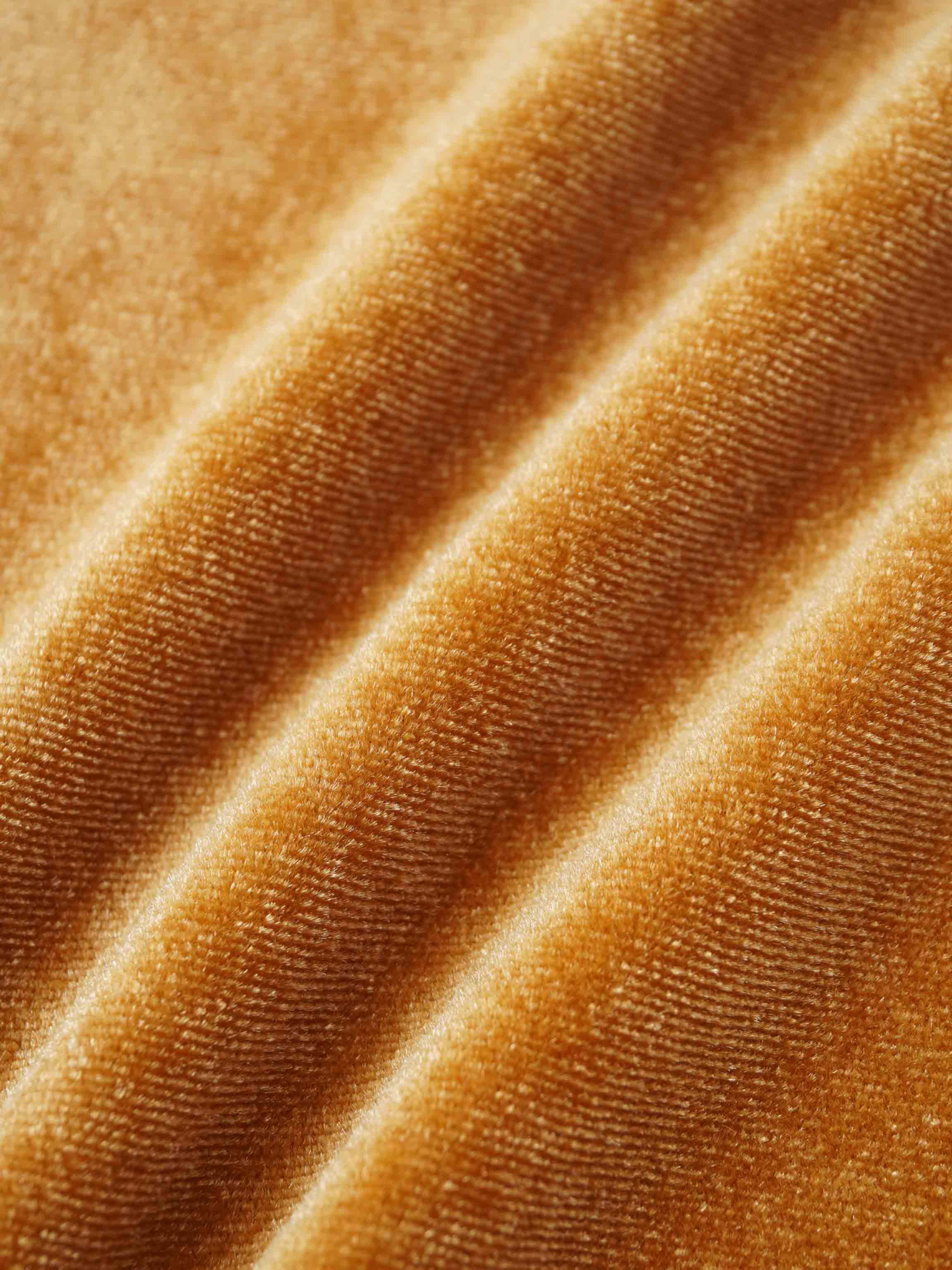 Velour Mock Neck Turtleneck-Mocha Mousse