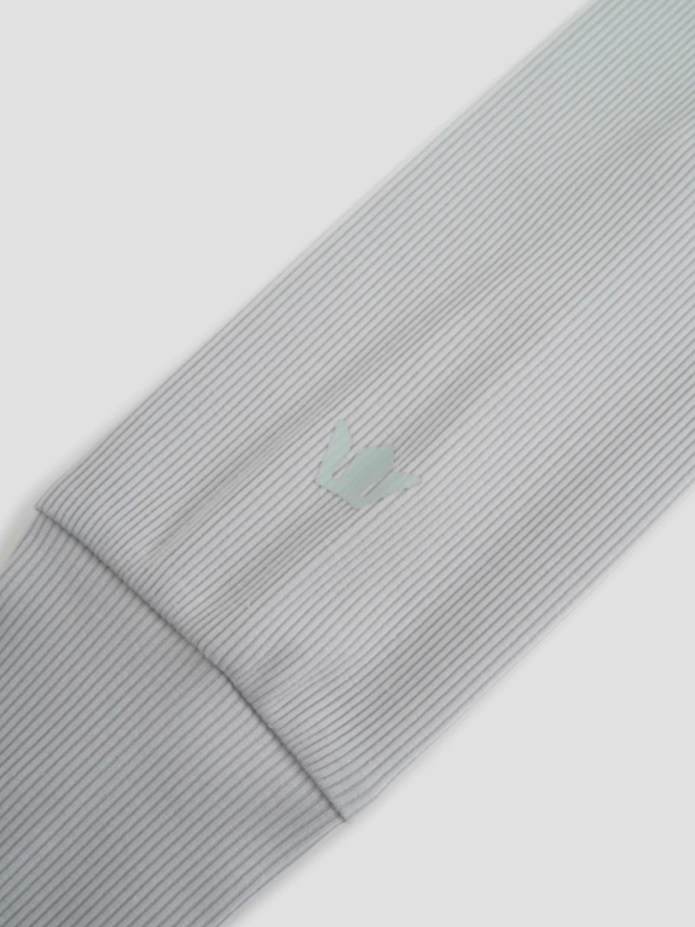 Ribbed Crew Bomber-Grey