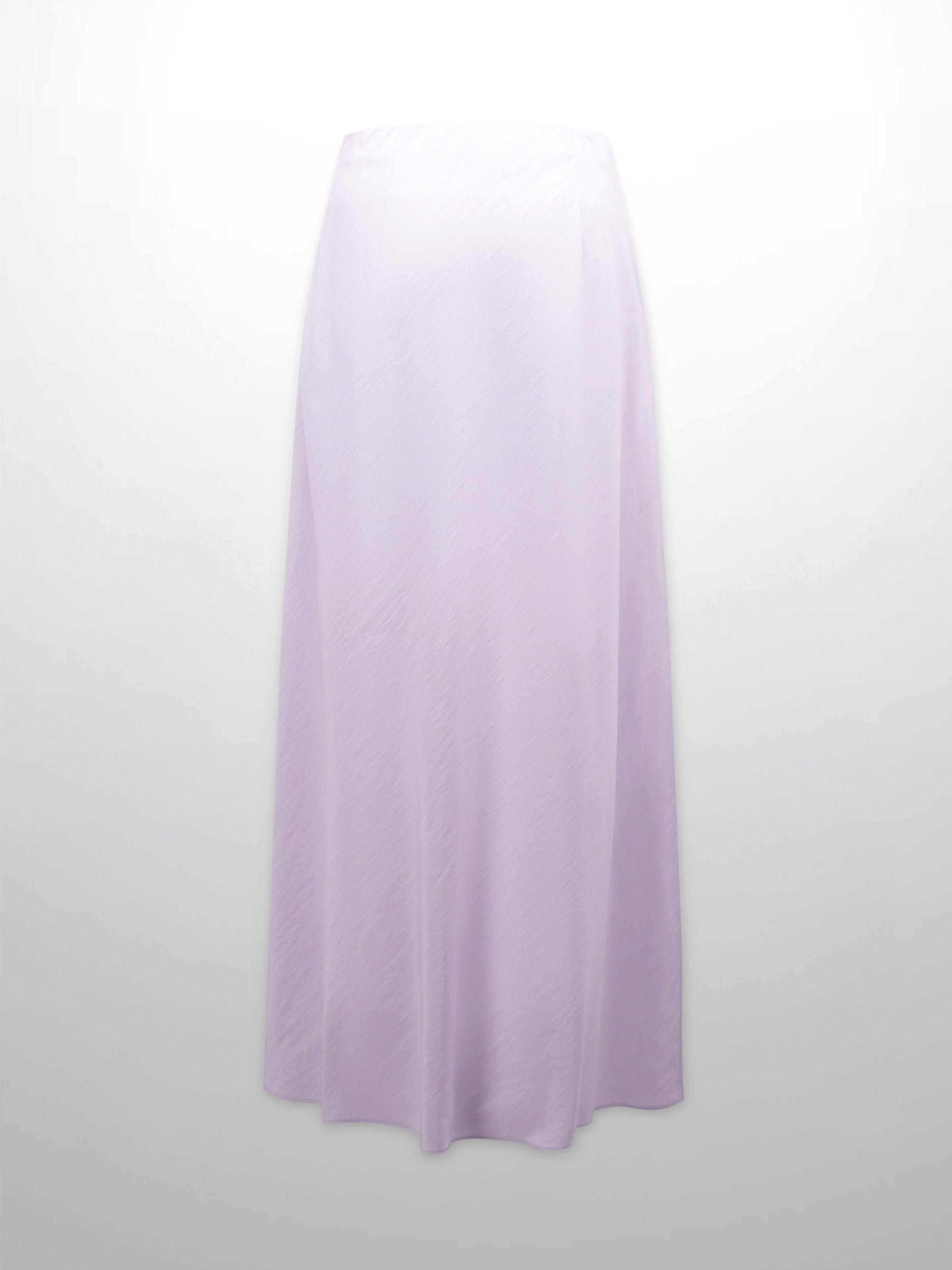 Crinkle Cotton Skirt 37"-Lavander