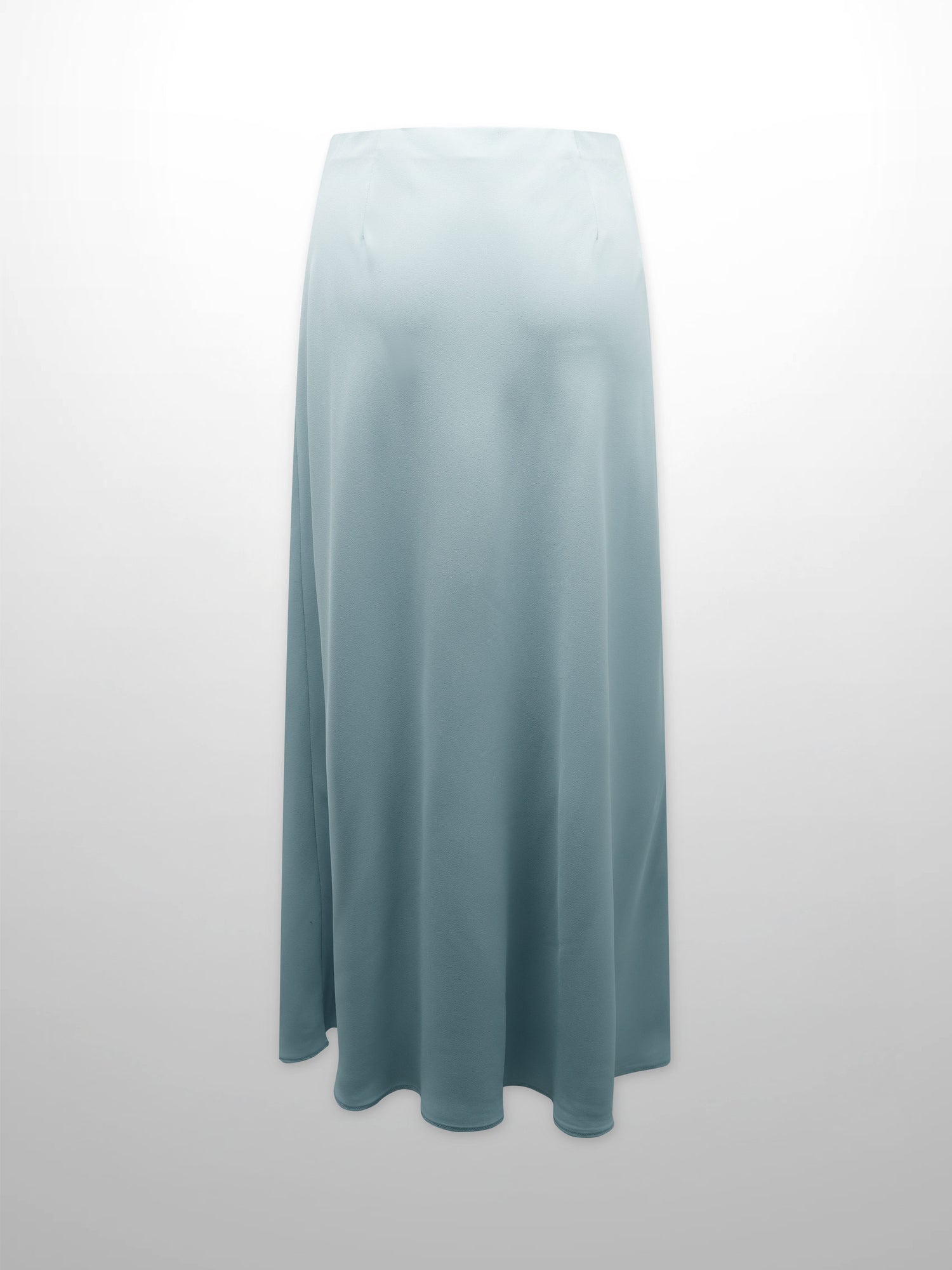 Crepe Slip Skirt-Sky Blue