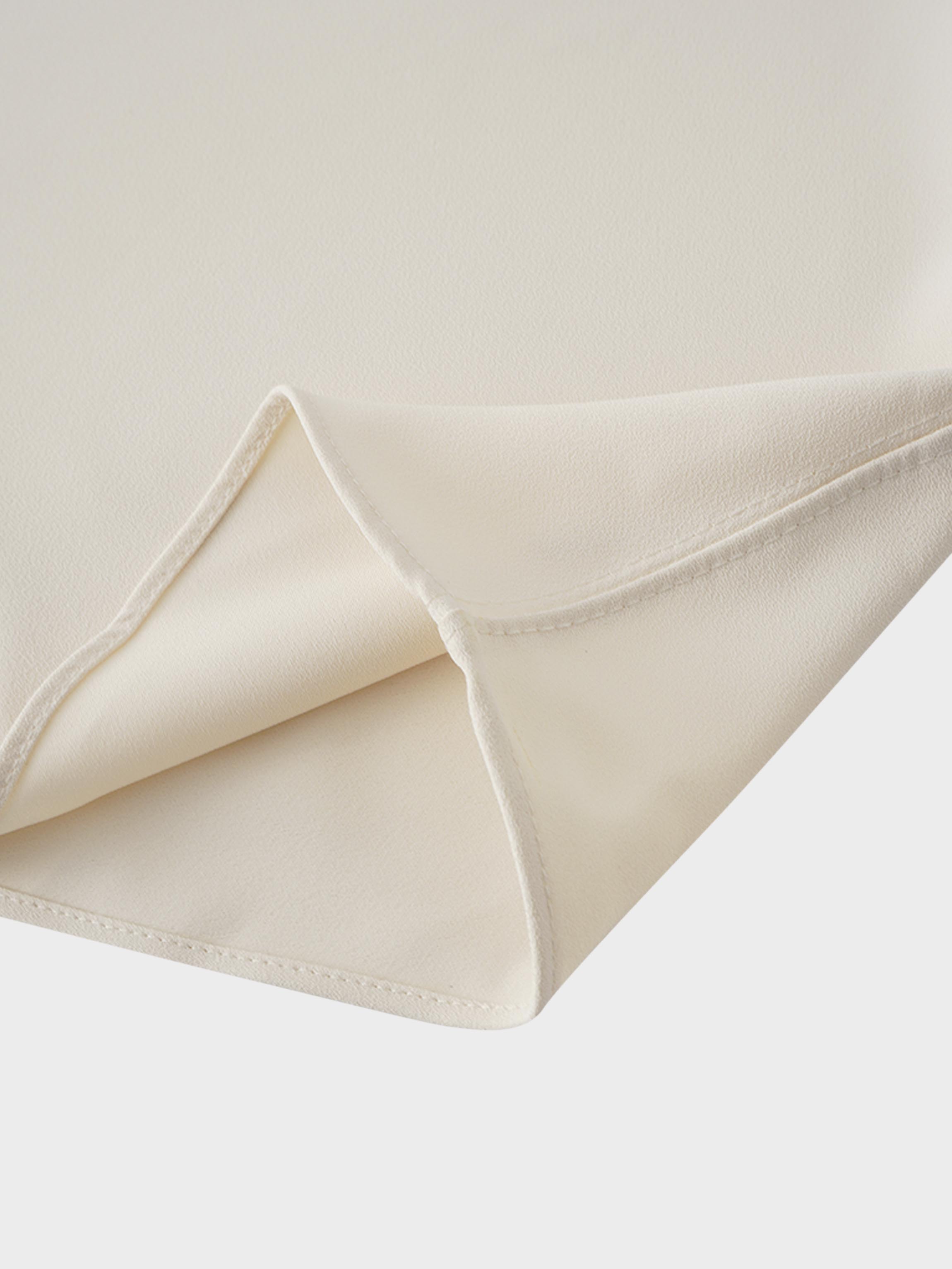 Crepe Slip Dress-Ivory