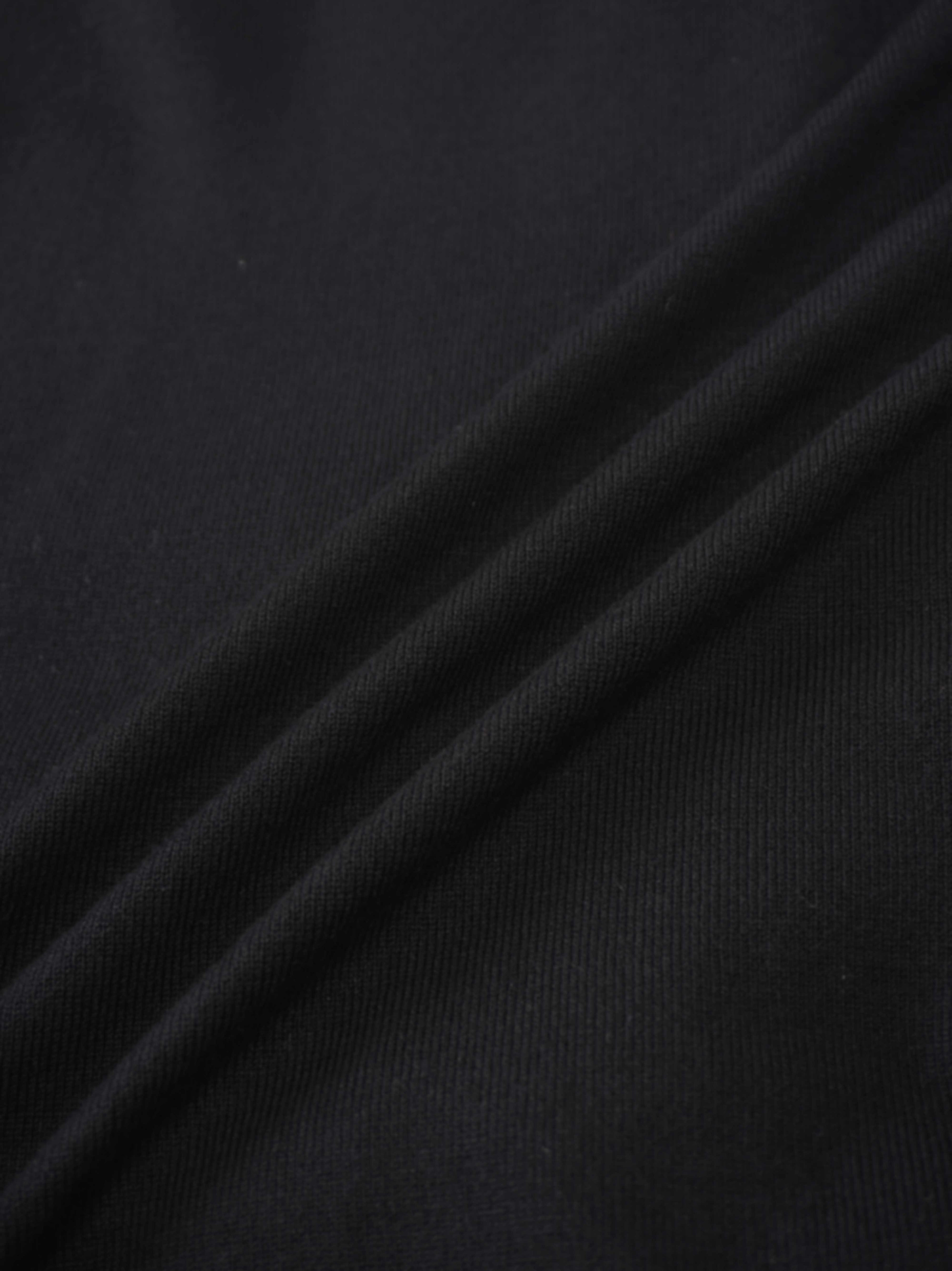 Ruffle Design Cardigan-Black