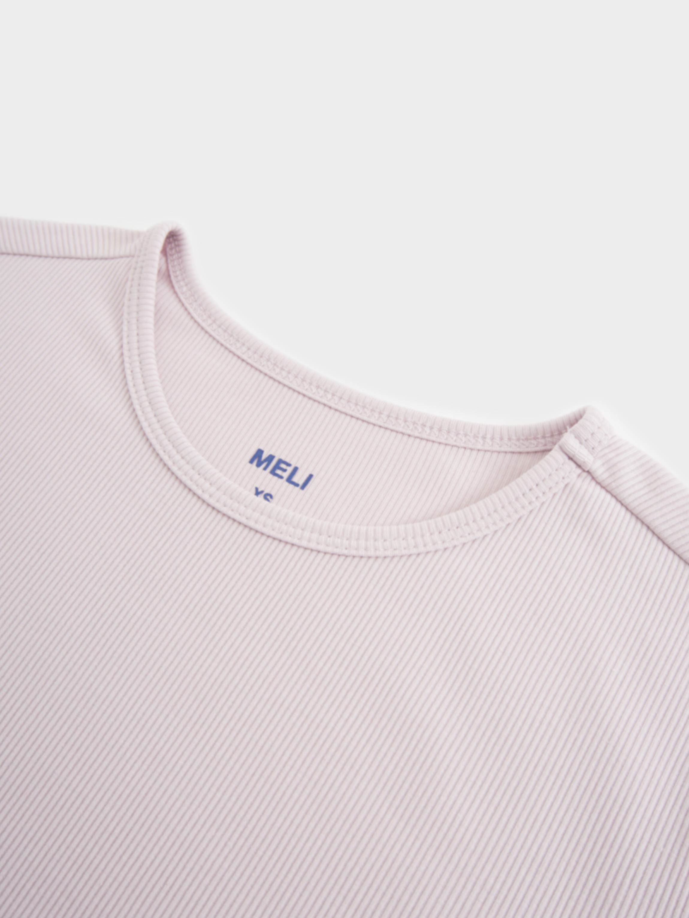 Ribbed Crew Bomber-Lavender