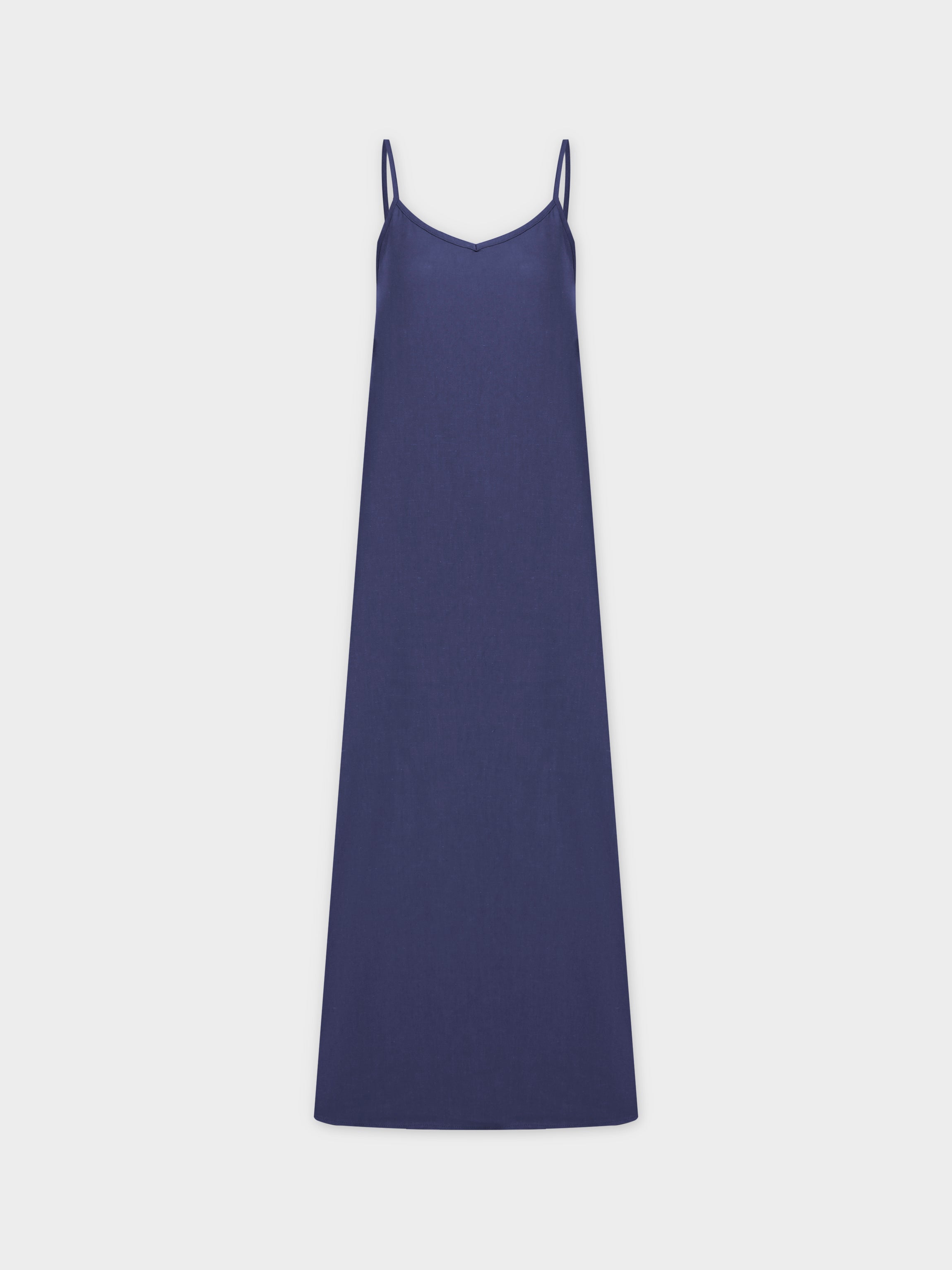 blue linen slip dress Linen Maxi Beach Dress Livia XXS / Cloudy Blue