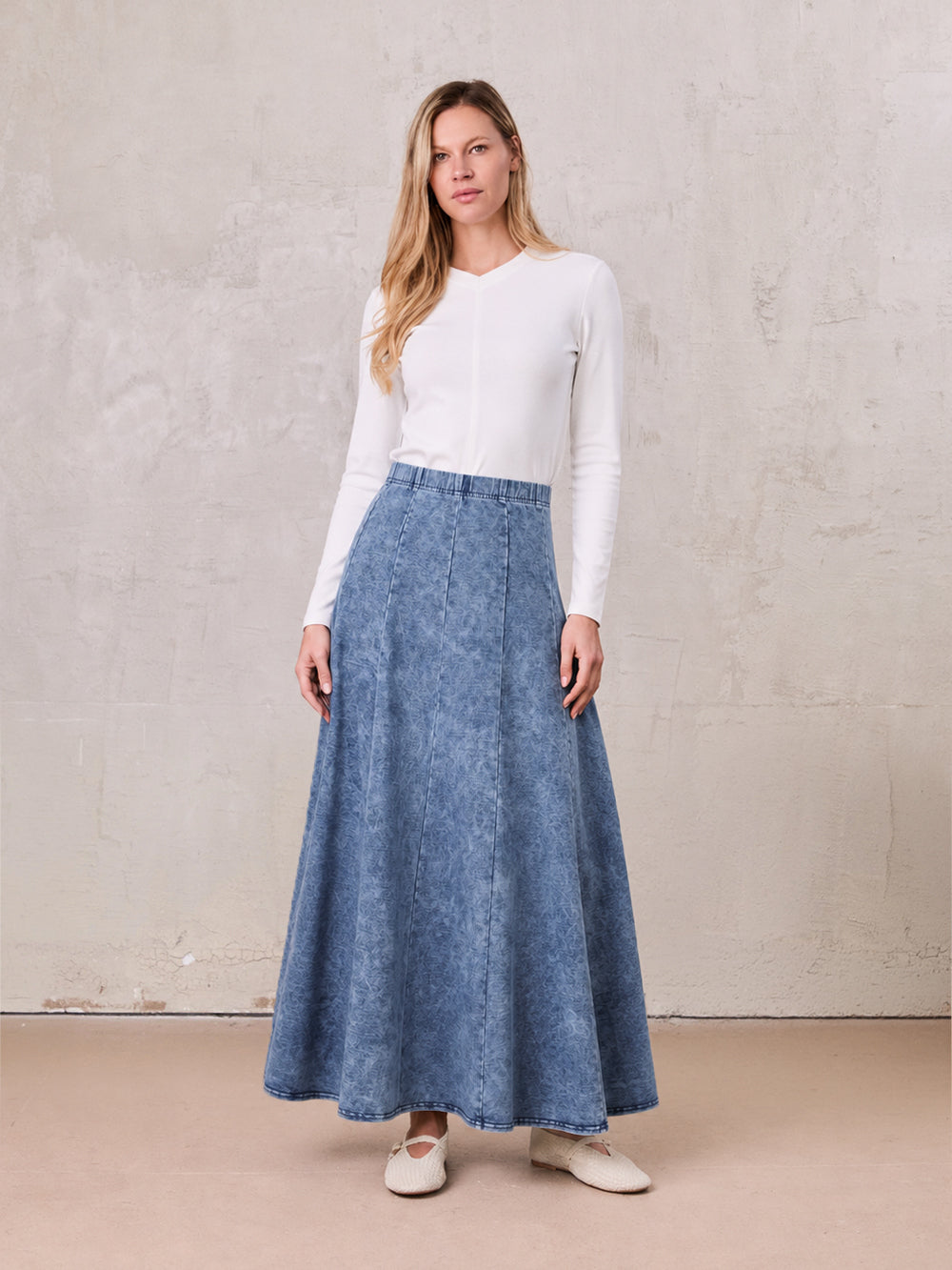 スカート Noble Check Flare Skirt ANDWANG Paneled Flare Skirt 37