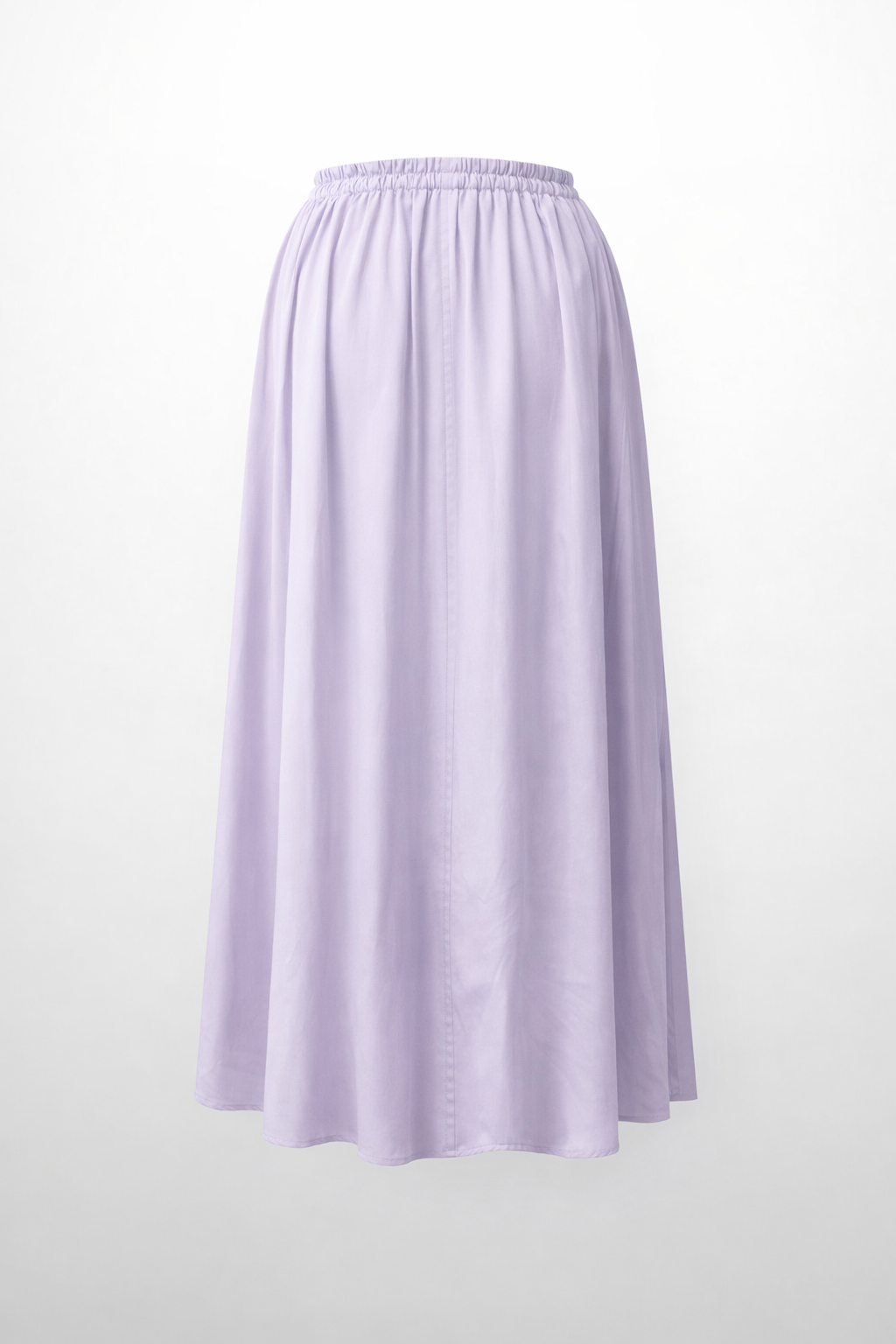 DRAWSTRING RUFFLE SKIRT-LAVENDER