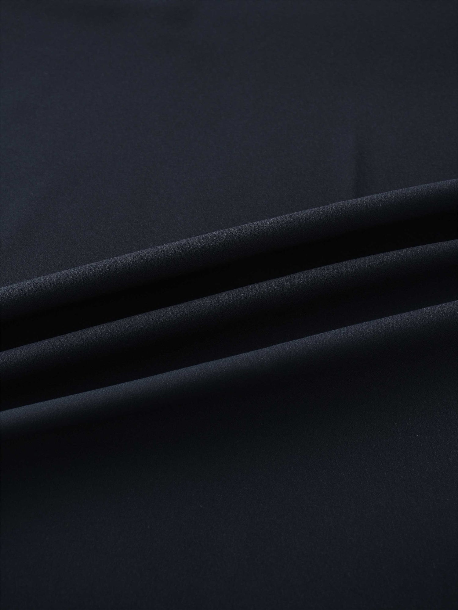 Crepe Slip Skirt-Navy