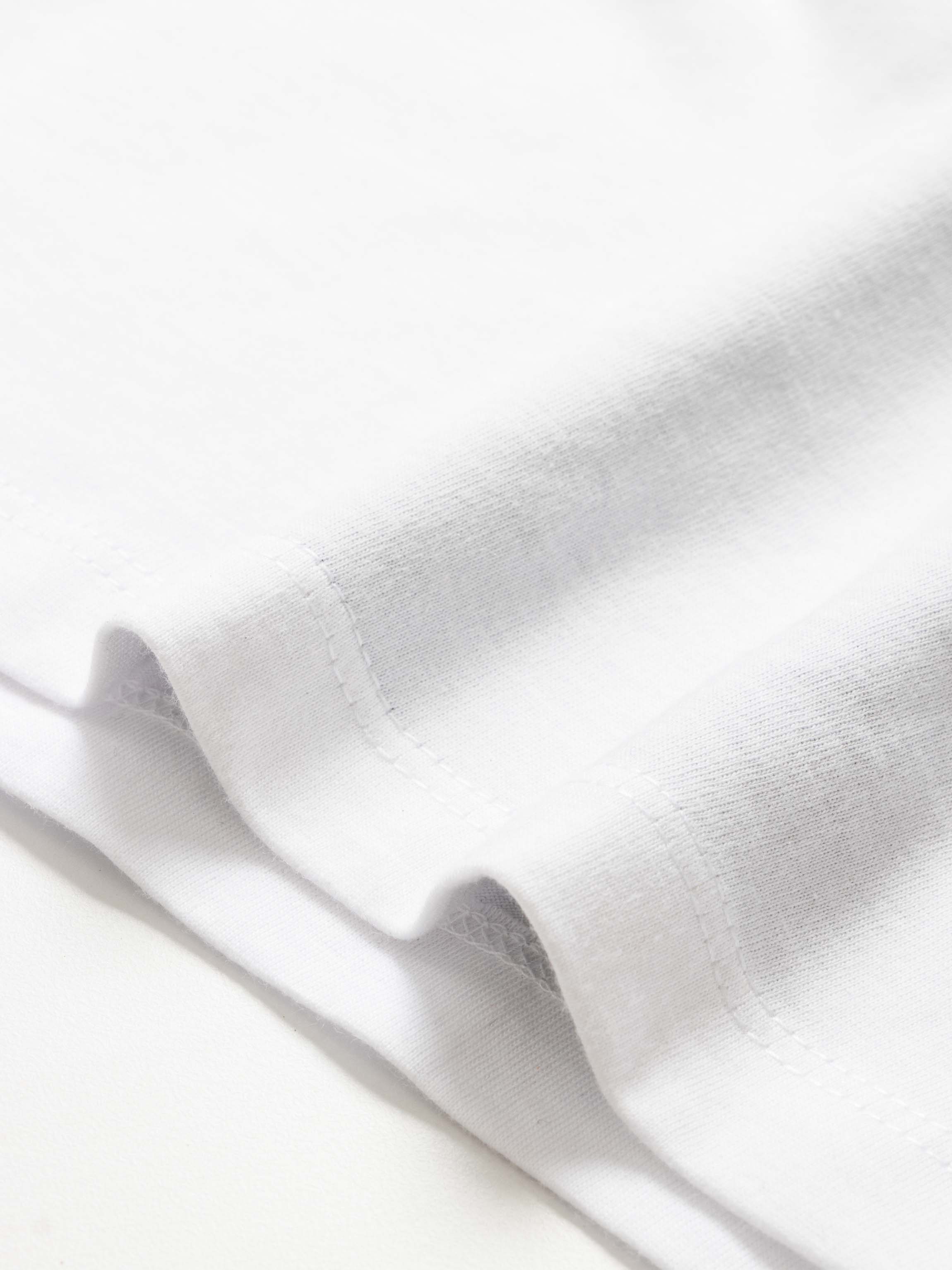 Side Seam Boxy Tee-White