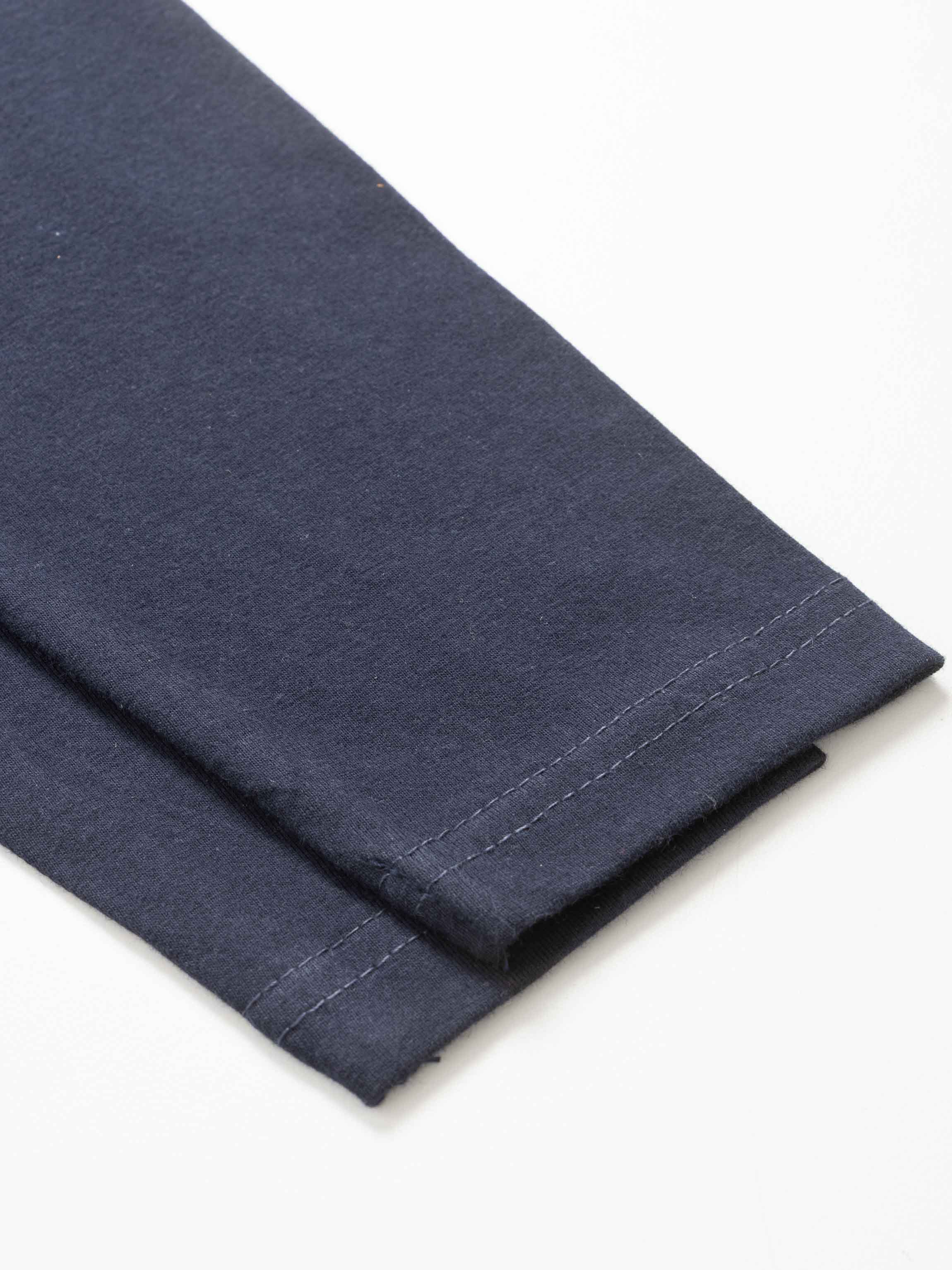 Side Knot Tee-Deep Navy