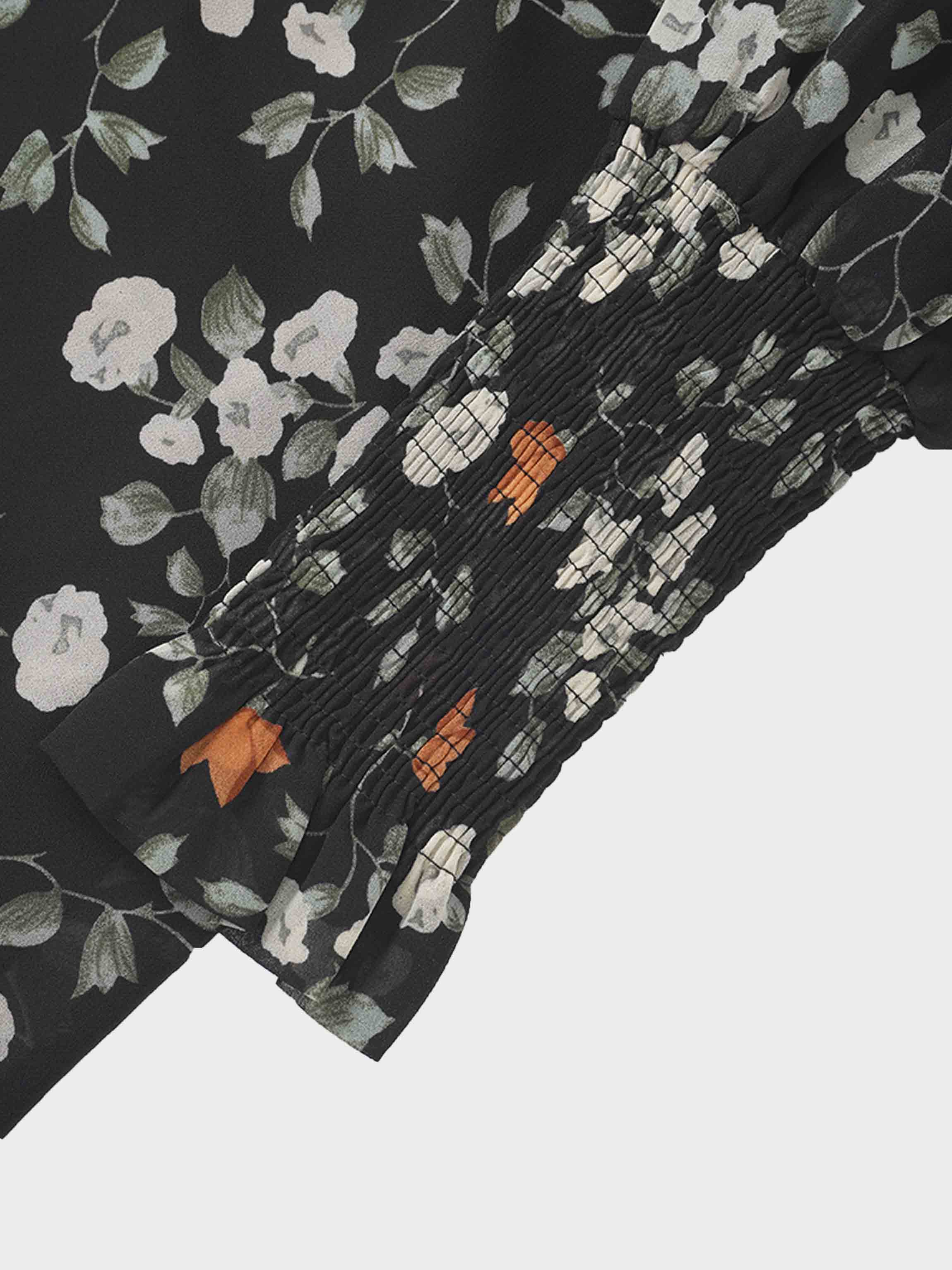 Smocked Blouse-Poppy Floral