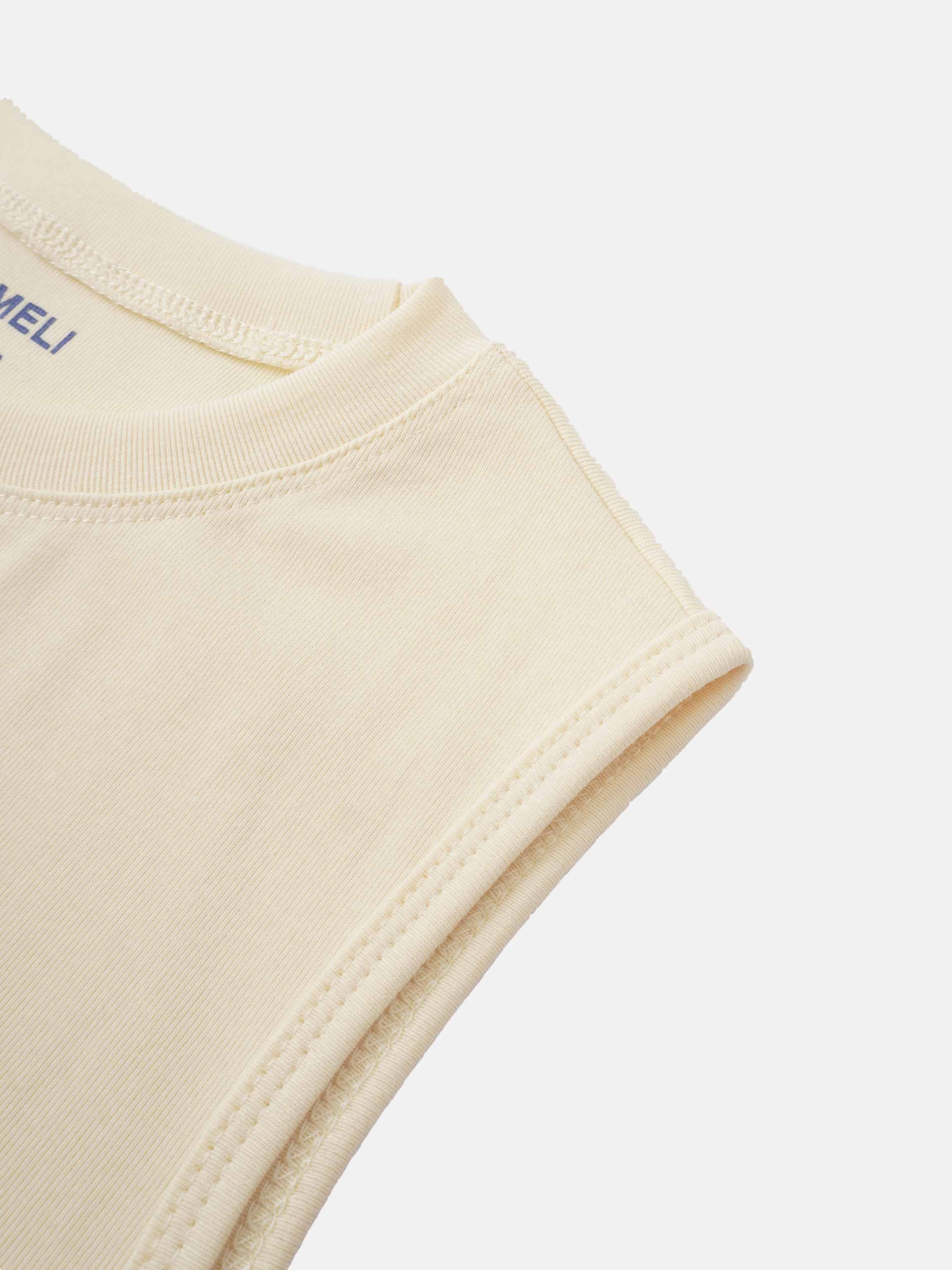 Sleeveless Basic Tee-Yellow