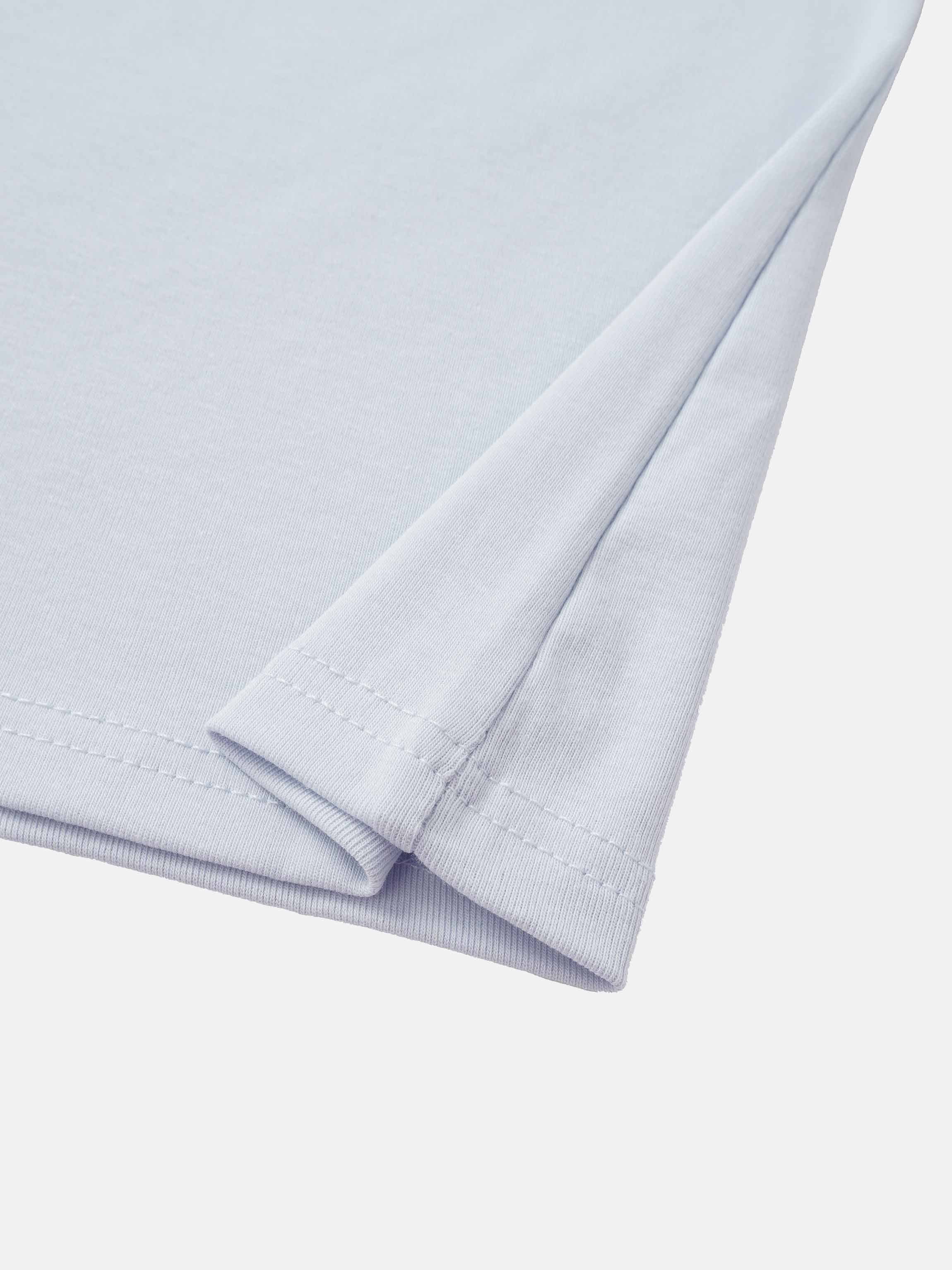 Sleeveless Basic Tee-Light Blue