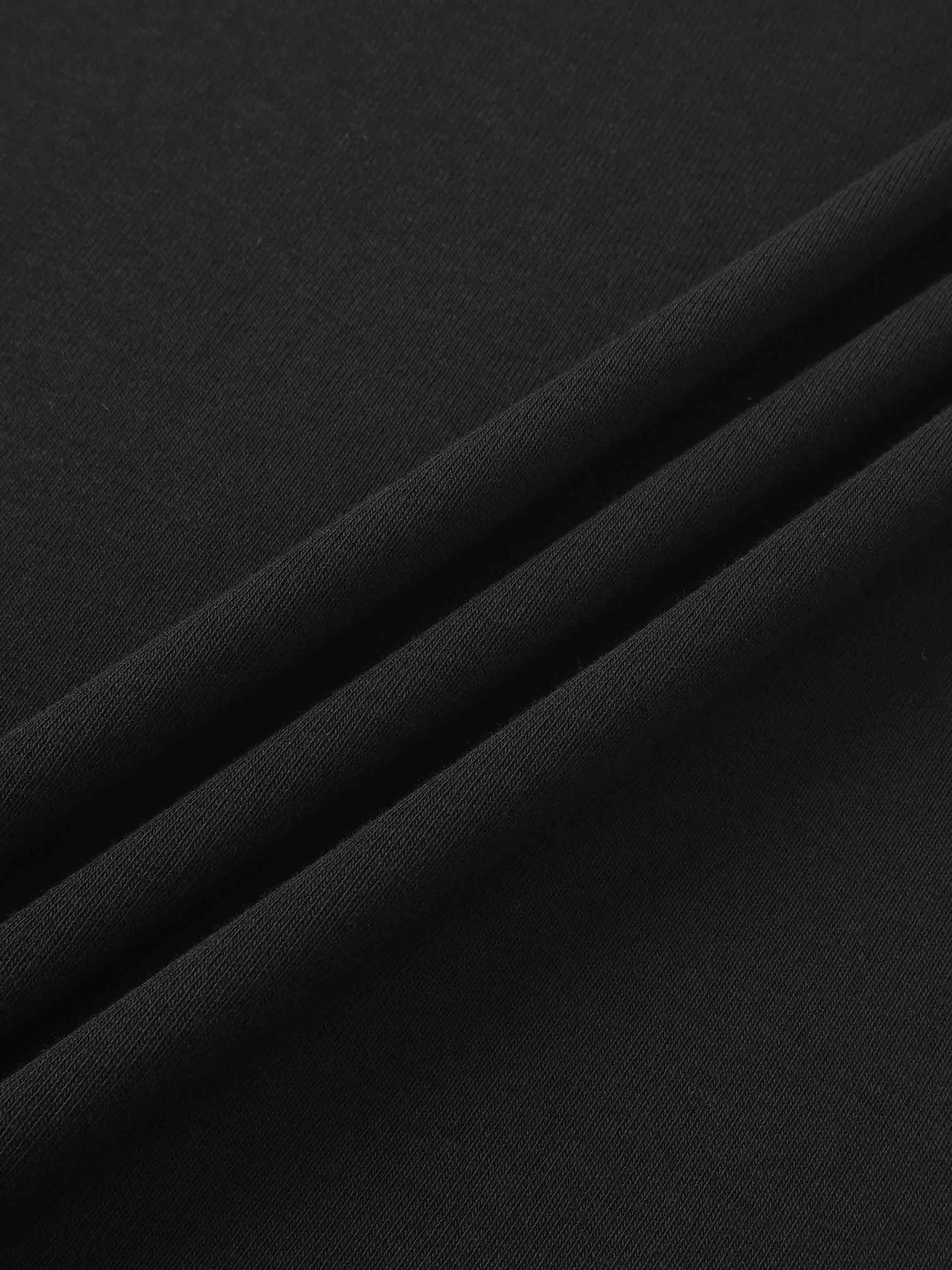 Sleeveless Basic Tee-Black