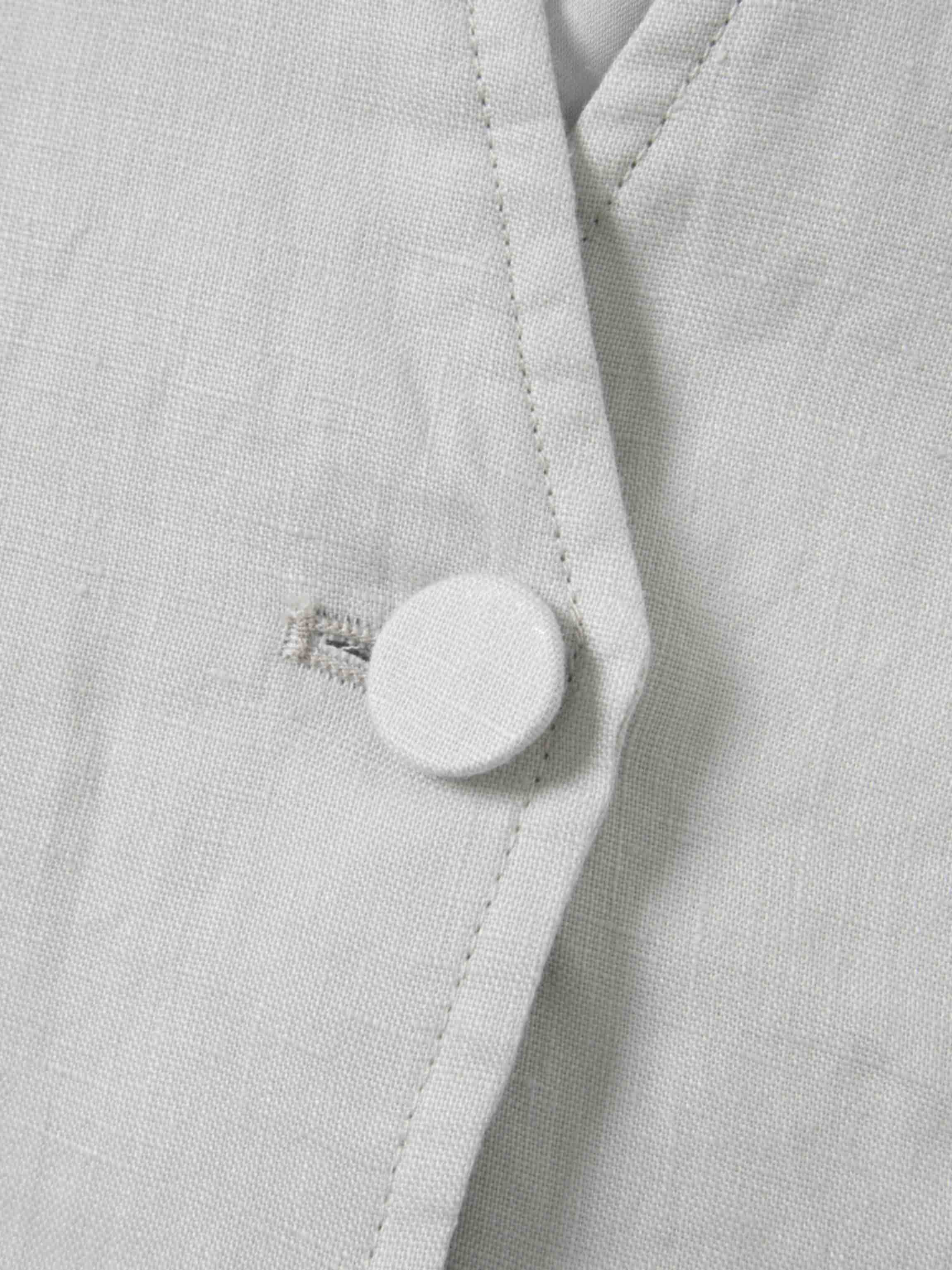 Silky Back Printed Blazer-Grey/Multi Color