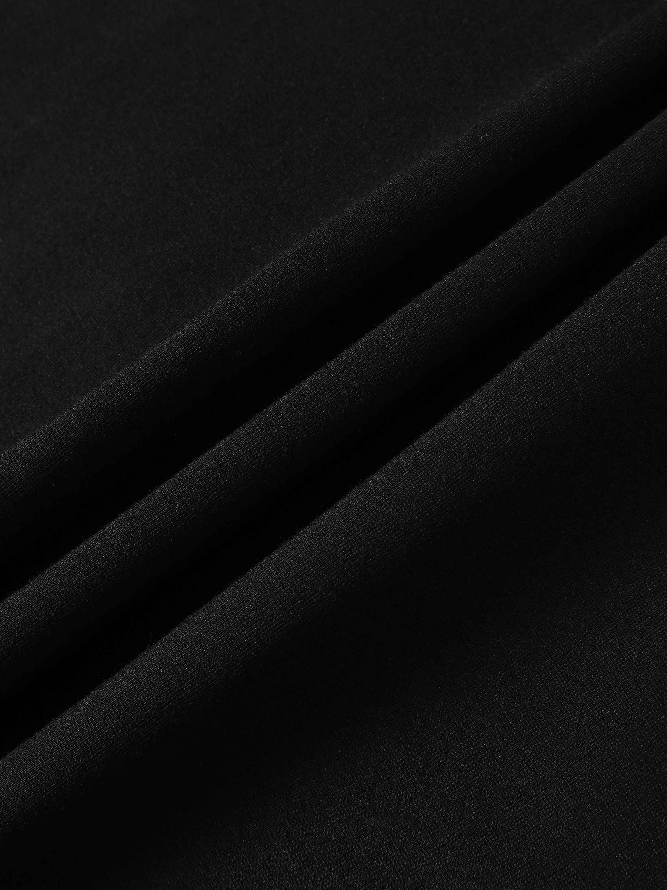 LIGHTWEIGHT 3 PANEL SKIRT-BLACK 27"