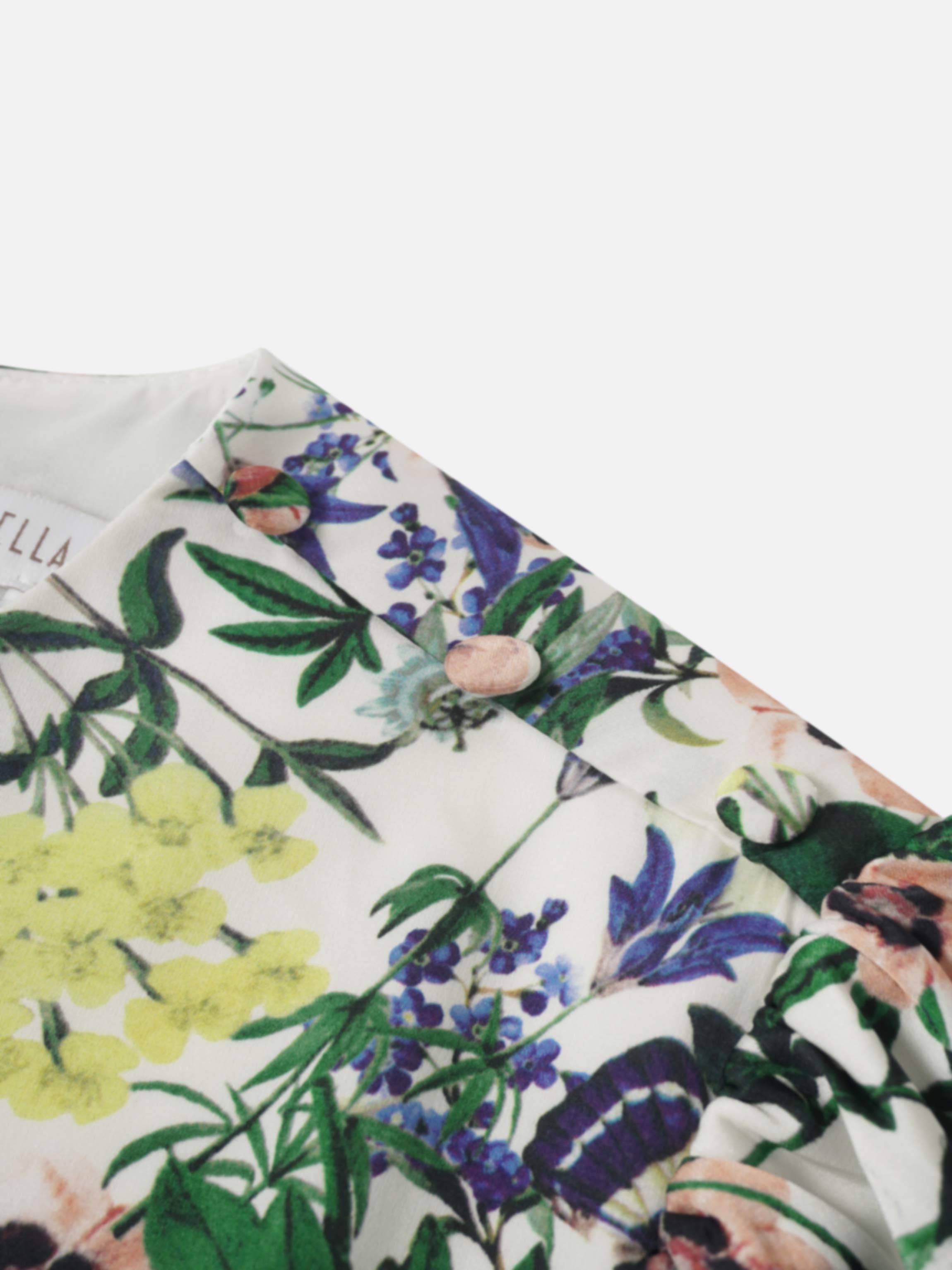 High Low Belted Dress-Garden