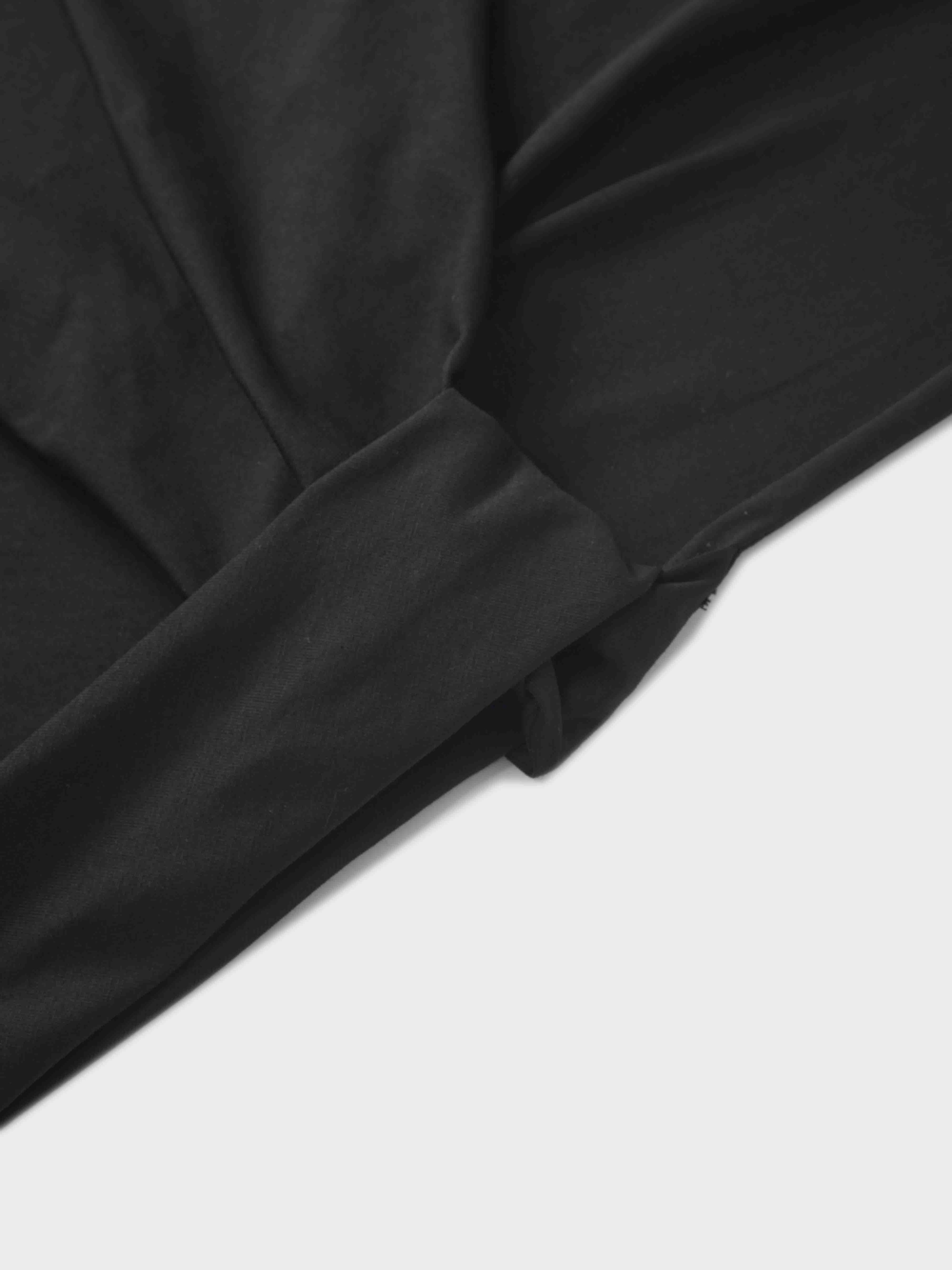 Side Tie T-Shirt-Black